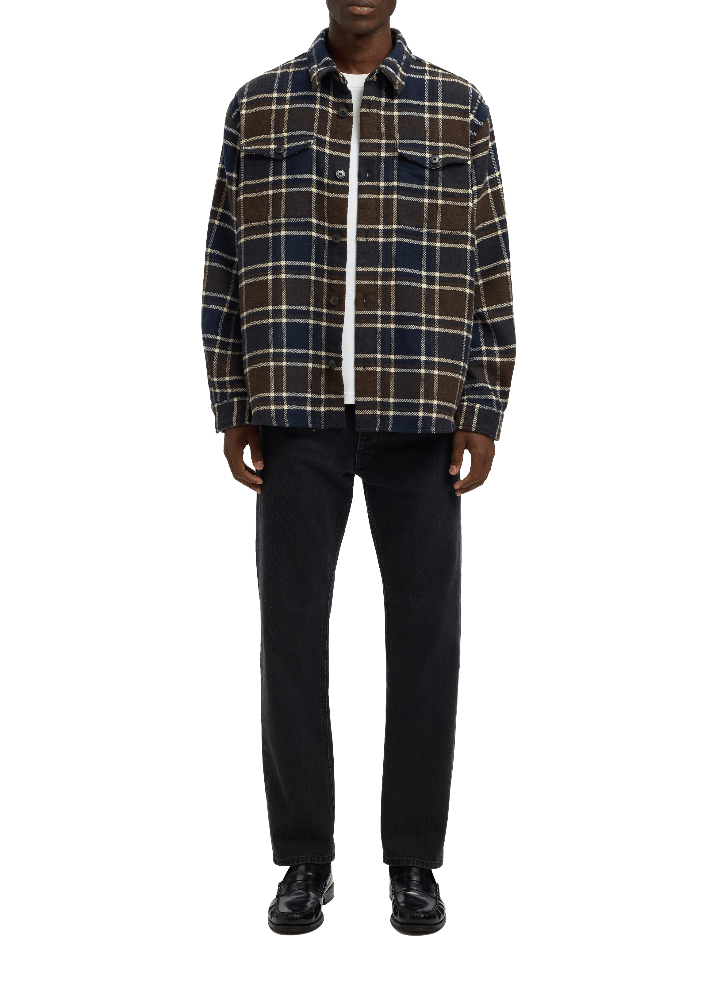 Checked shirt SELECTED Brown