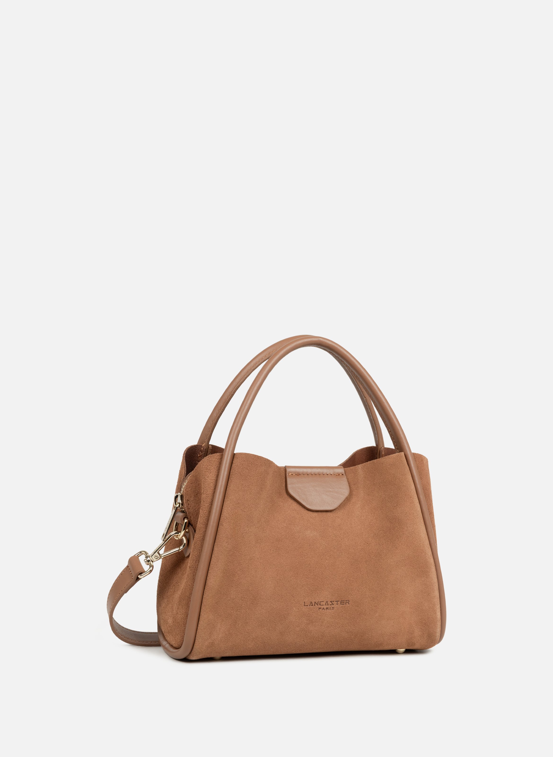 Small handbag - suède ida LANCASTER Brown