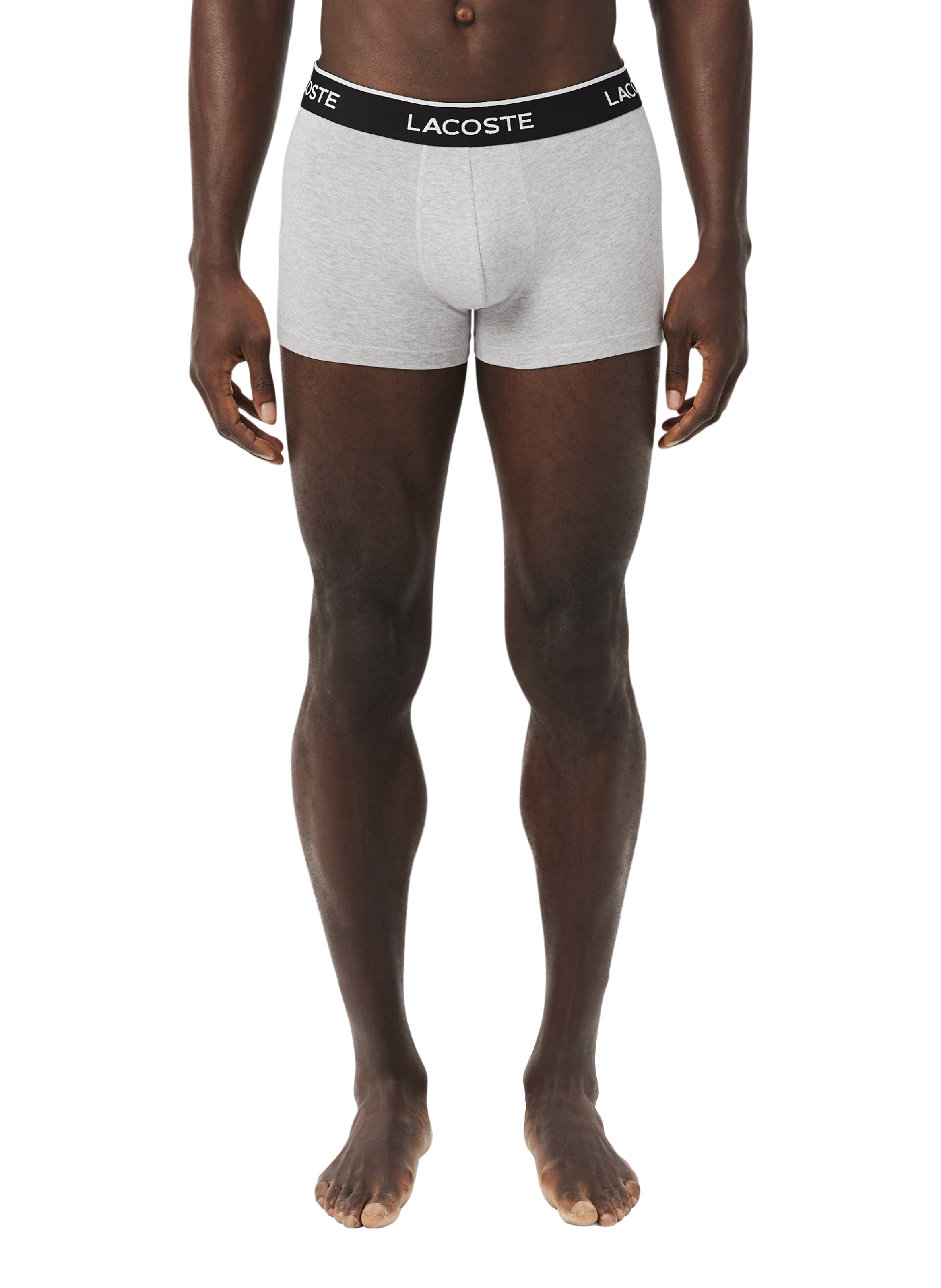 Lot de 3 boxers en coton mélangé LACOSTE Multicolore