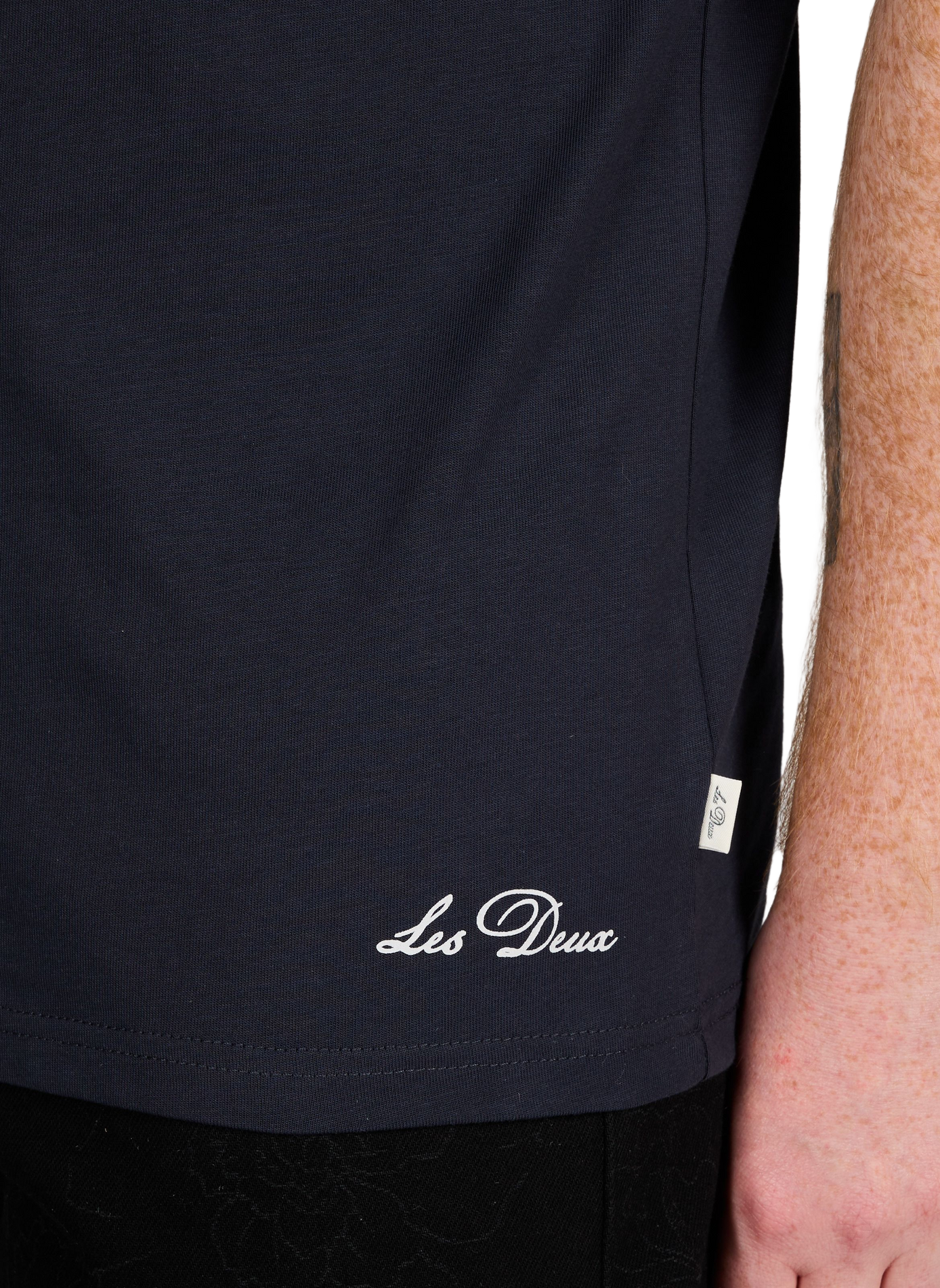 T-shirt Ben Artist en coton LES DEUX Bleu