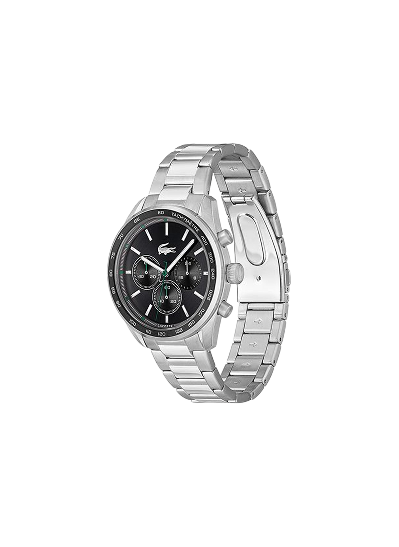 Montre quartz Boston en acier inoxydable LACOSTE MONTRES Noir