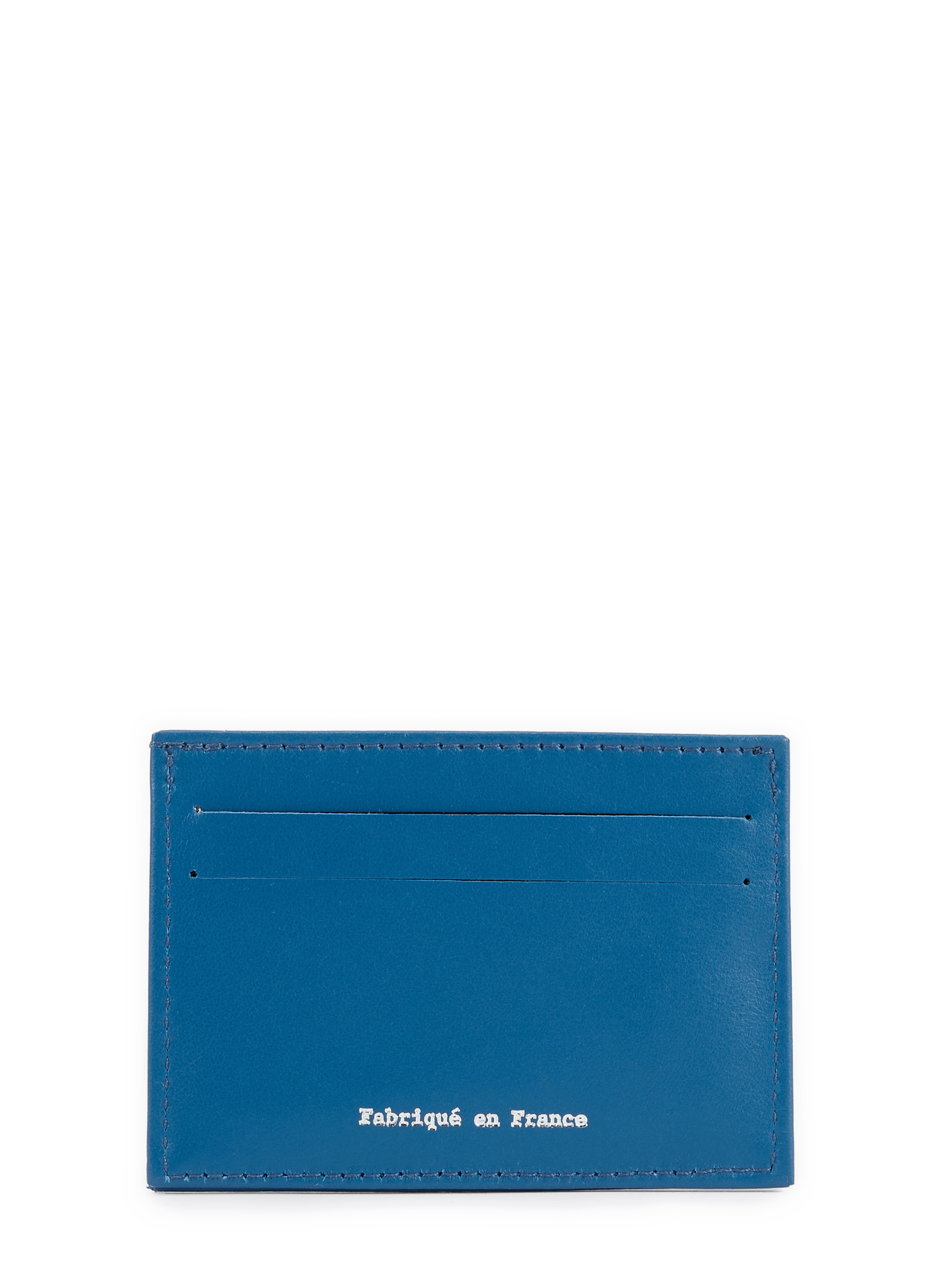  Leather card holder SAISON 1865 Blue