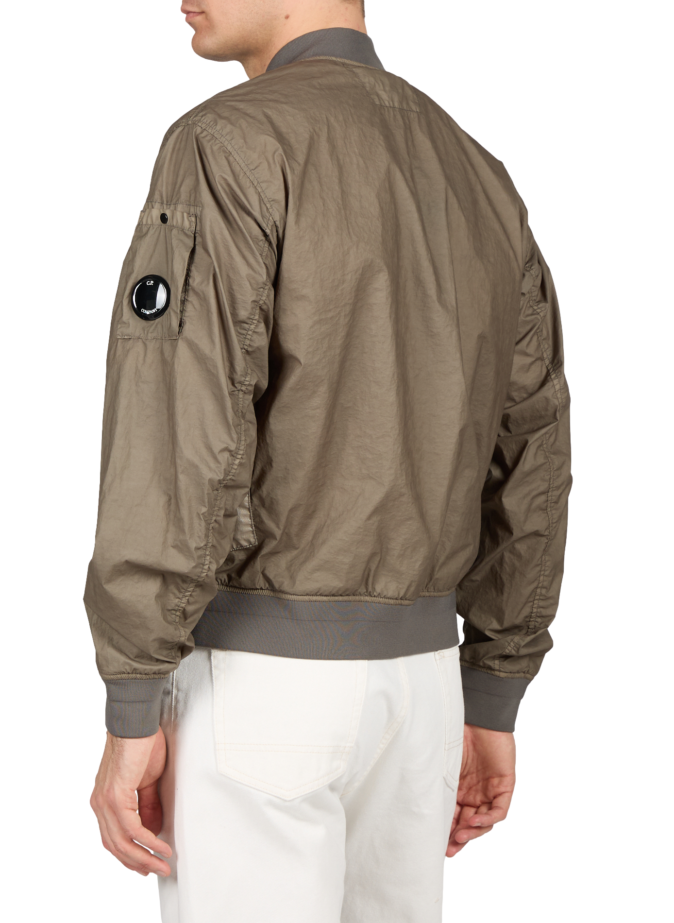 Lightweight jacket with flat collar CP COMPANY Grey