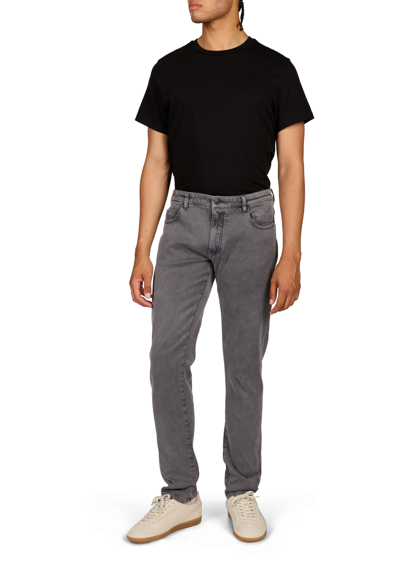 Slim jeans in blended cotton NOTIFY Grey