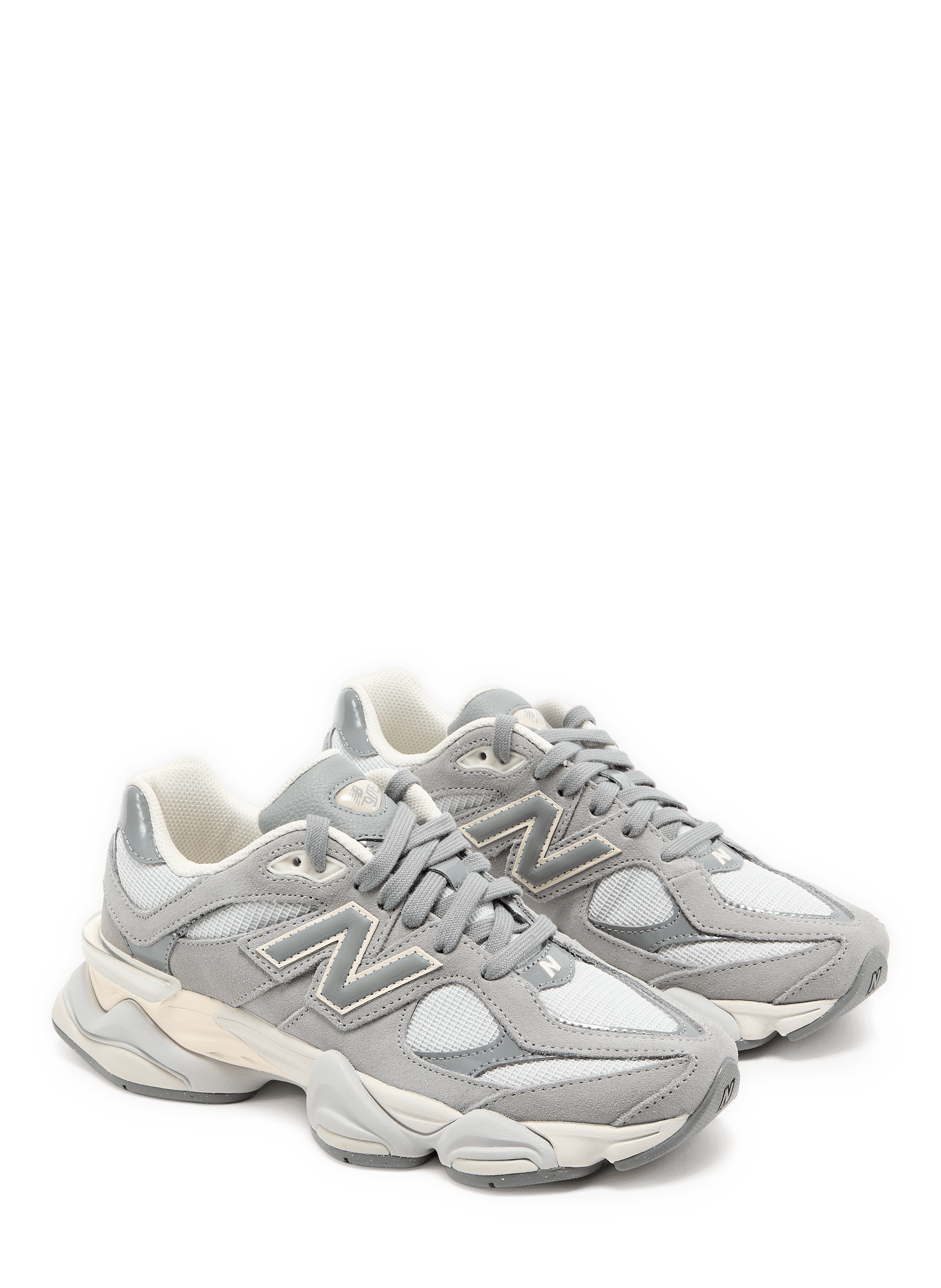 Baskets 9060 en cuir mélangé NEW BALANCE Gris
