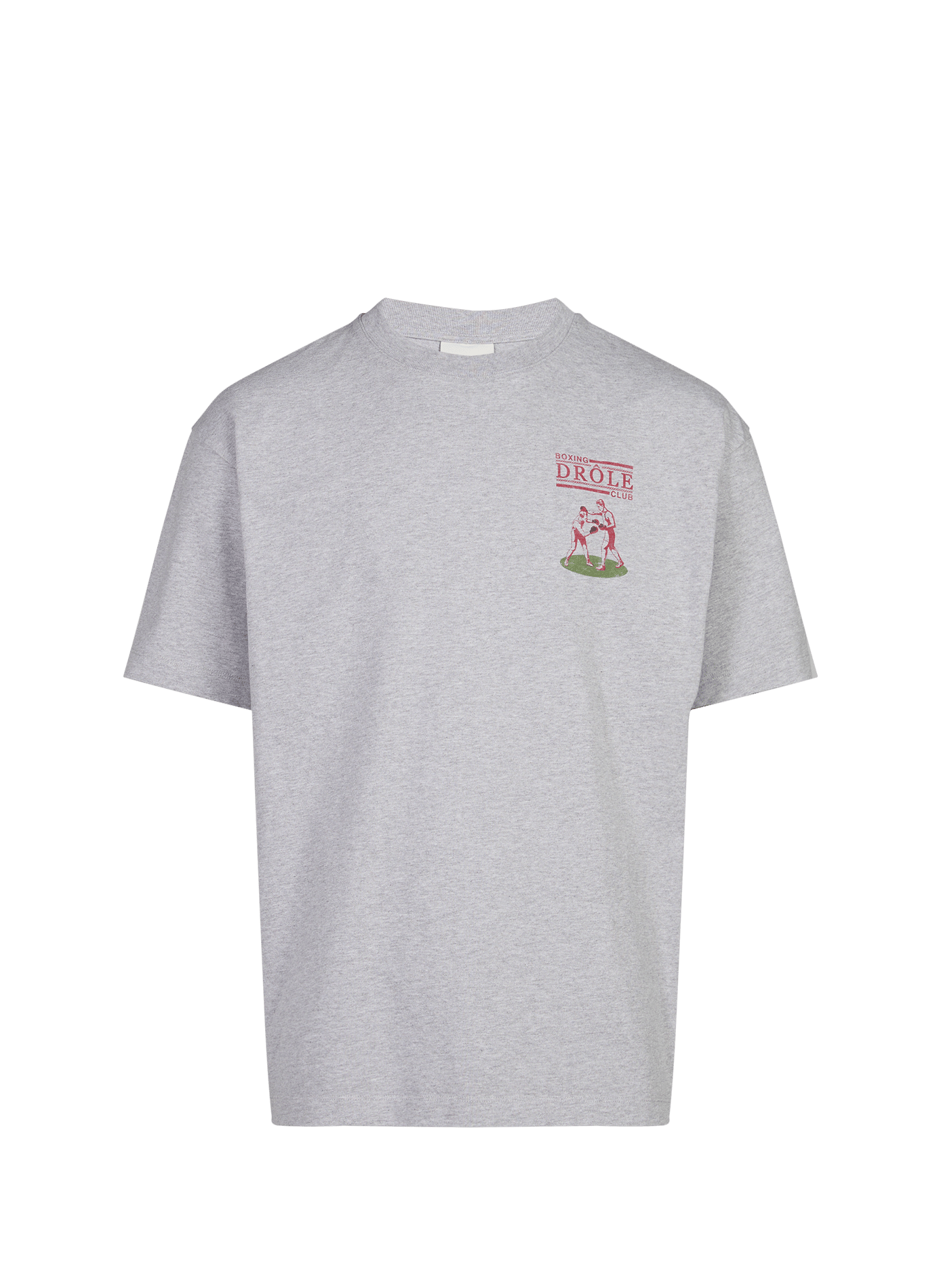 Oversized cotton T-shirt DROLE DE MONSIEUR Grey