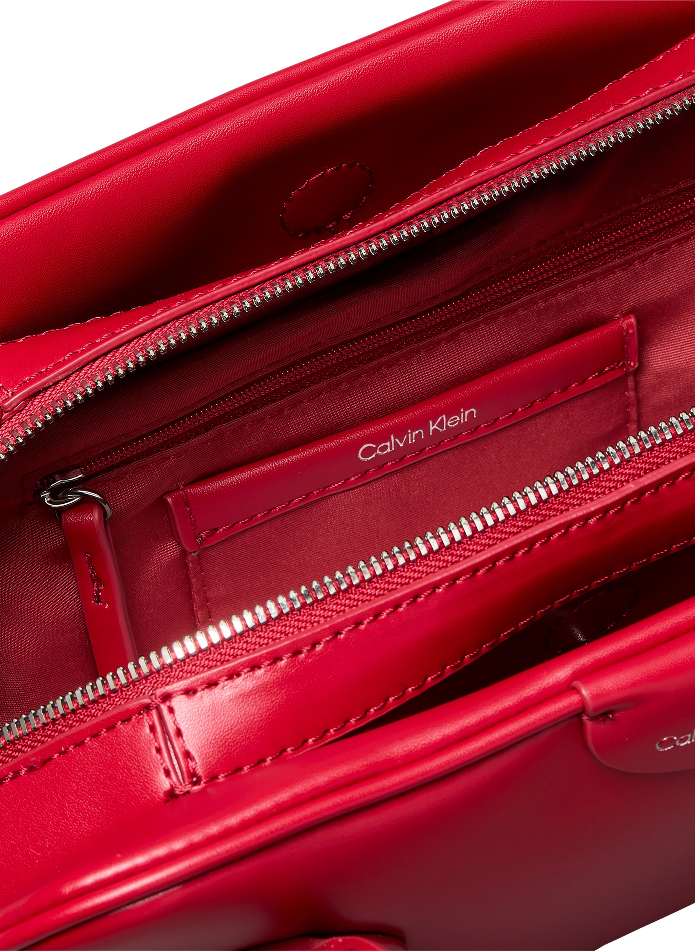 Sac épaule uni CALVIN KLEIN Rouge