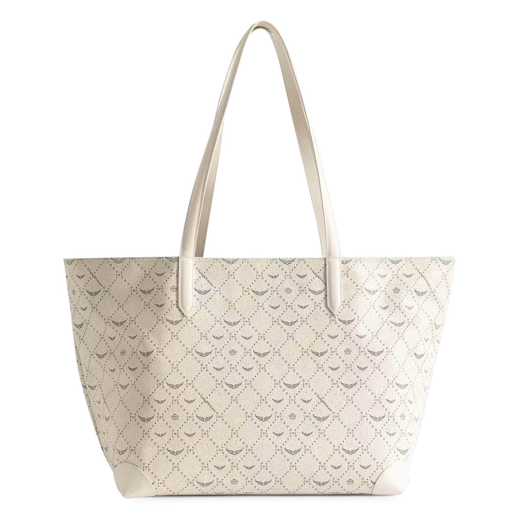 Bedrukte boodschappentas z shopper ZADIG&VOLTAIRE Wit