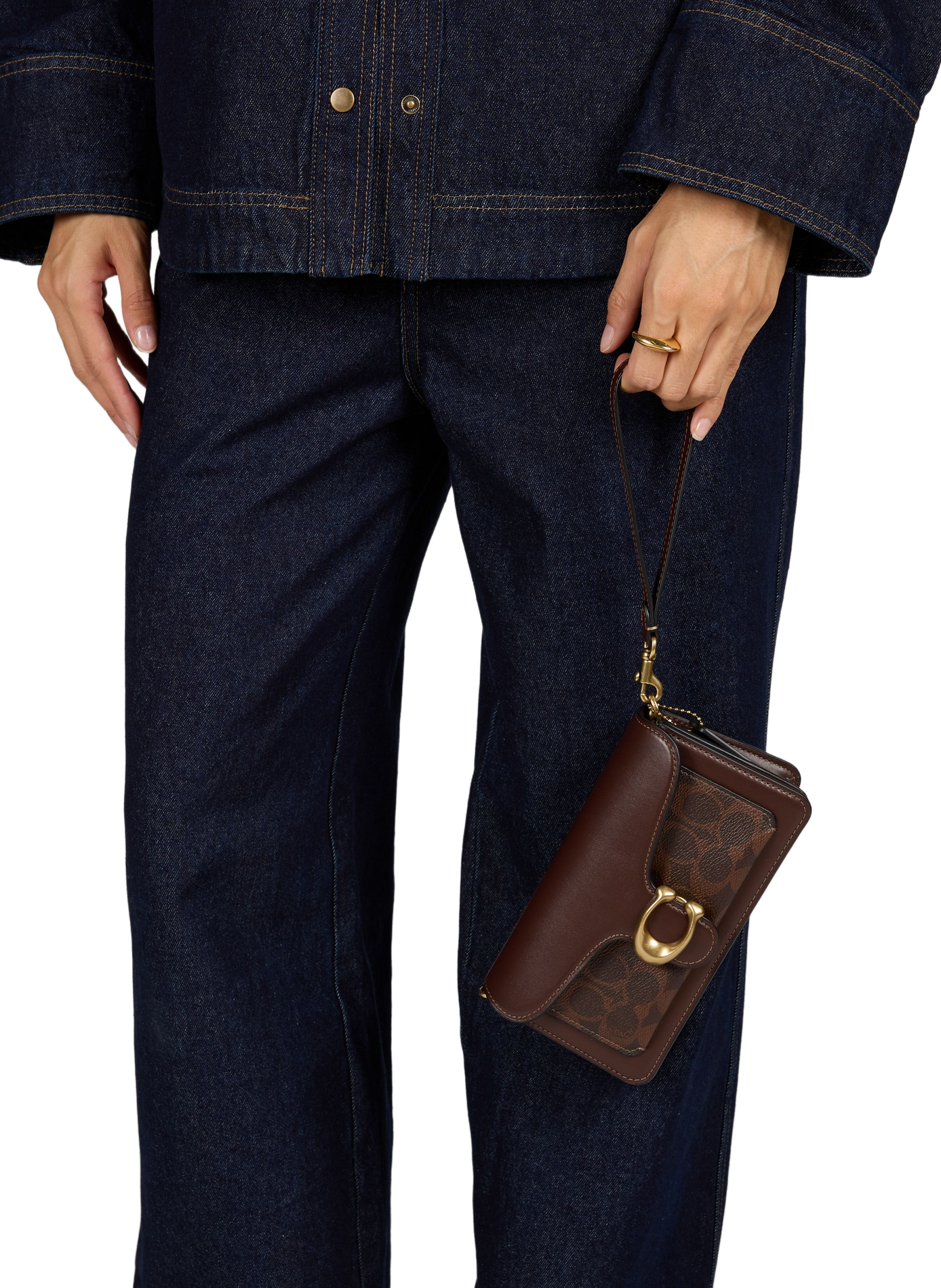 Handtasche Tabby Chain 19 zweifarbig COACH Braun