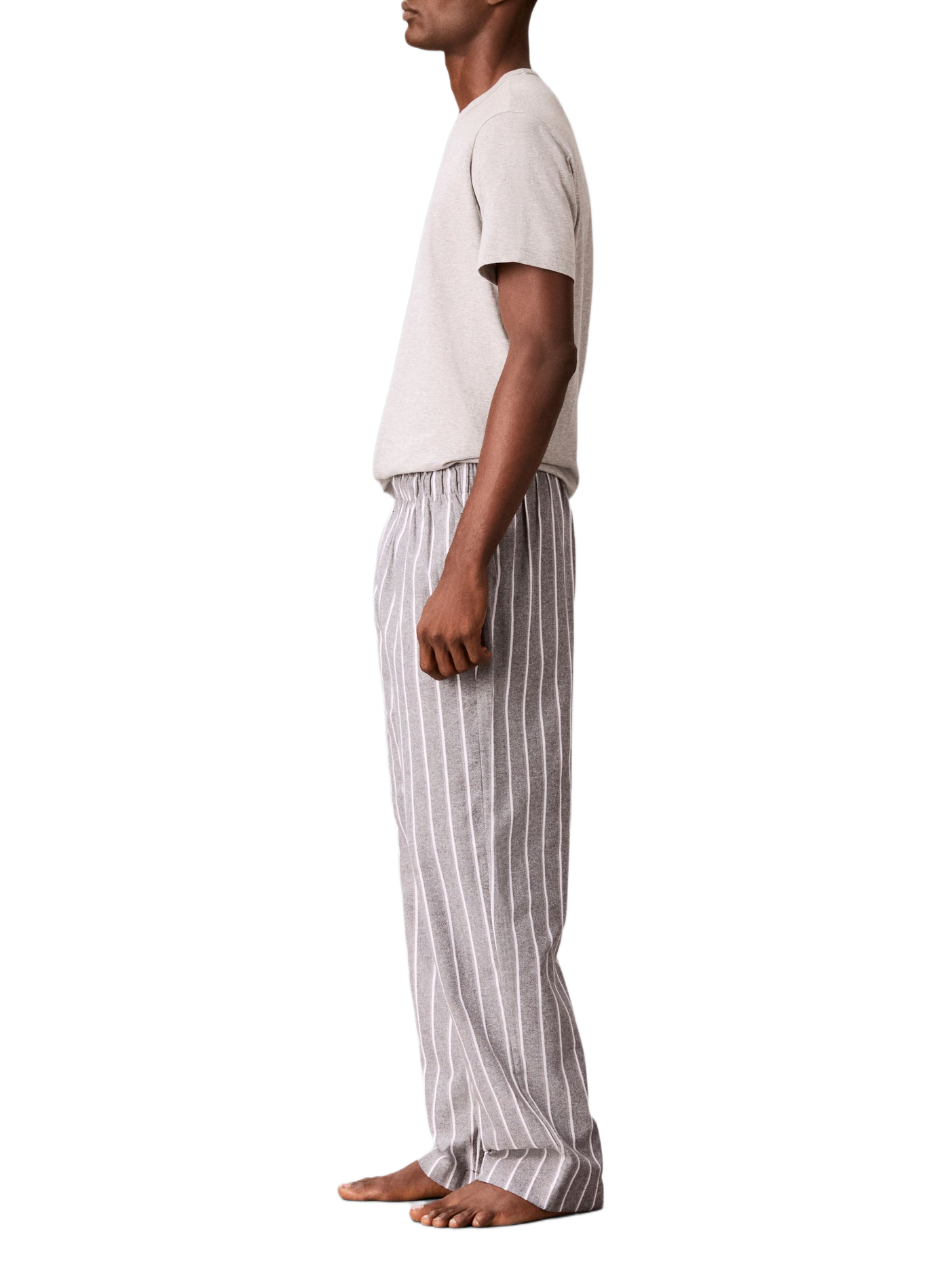 Karierter Pyjamahose aus Baumwolle CALVIN KLEIN Mehrfarbig