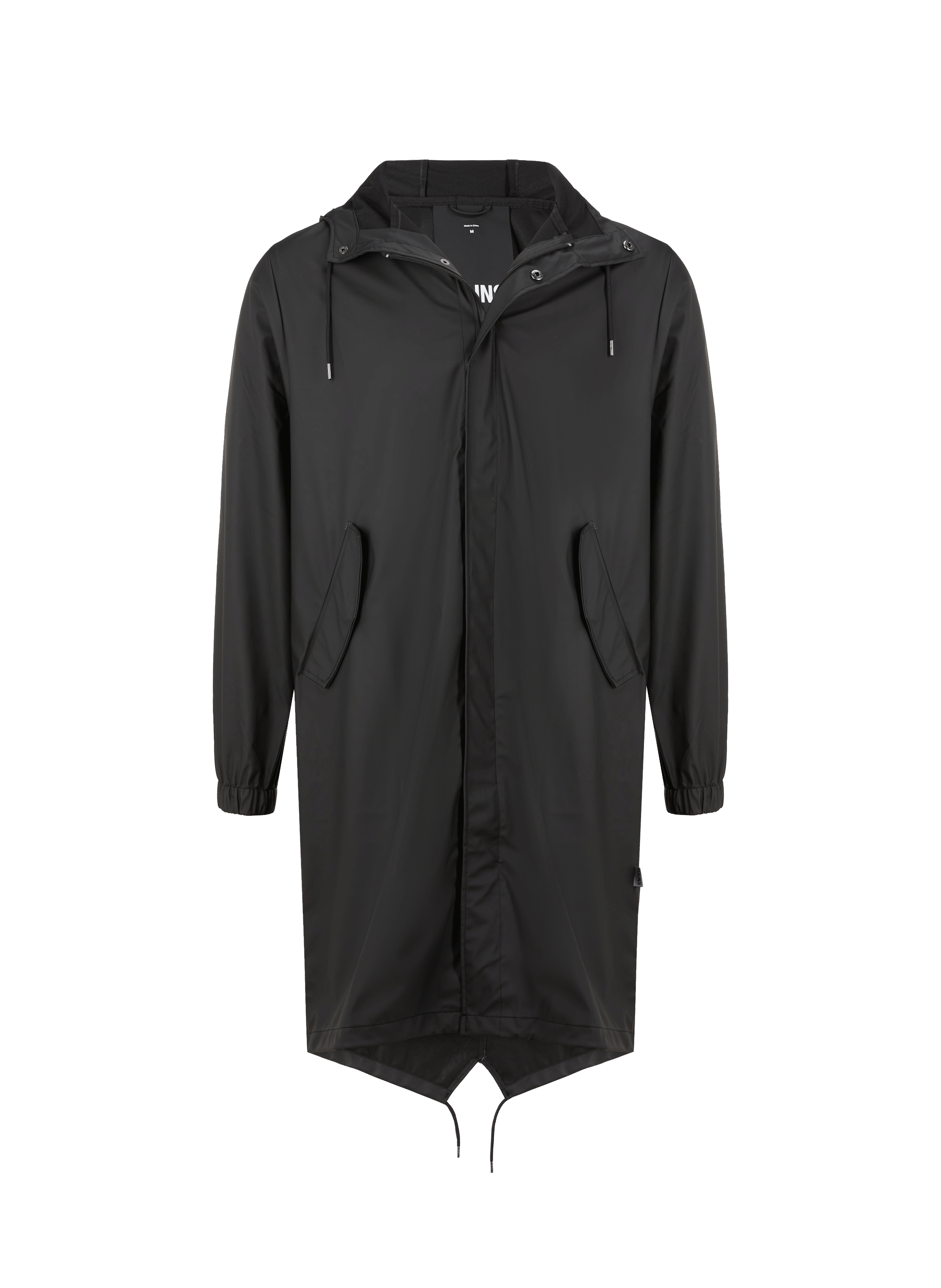 Polyester raincoat RAINS Black