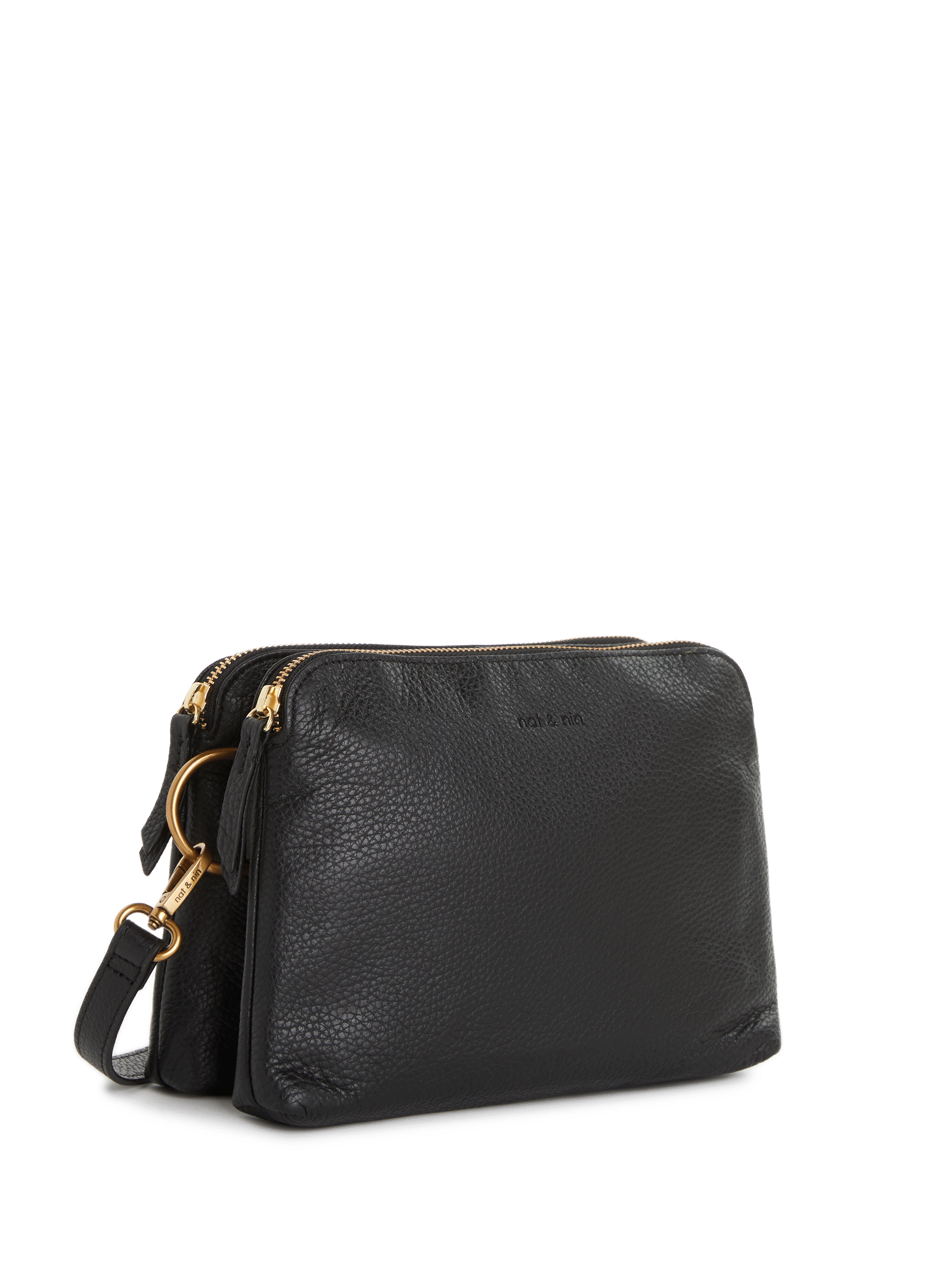 Sac à main Nael en cuir NAT &amp; NIN Noir