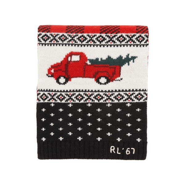 Echarpe imprimée en laine