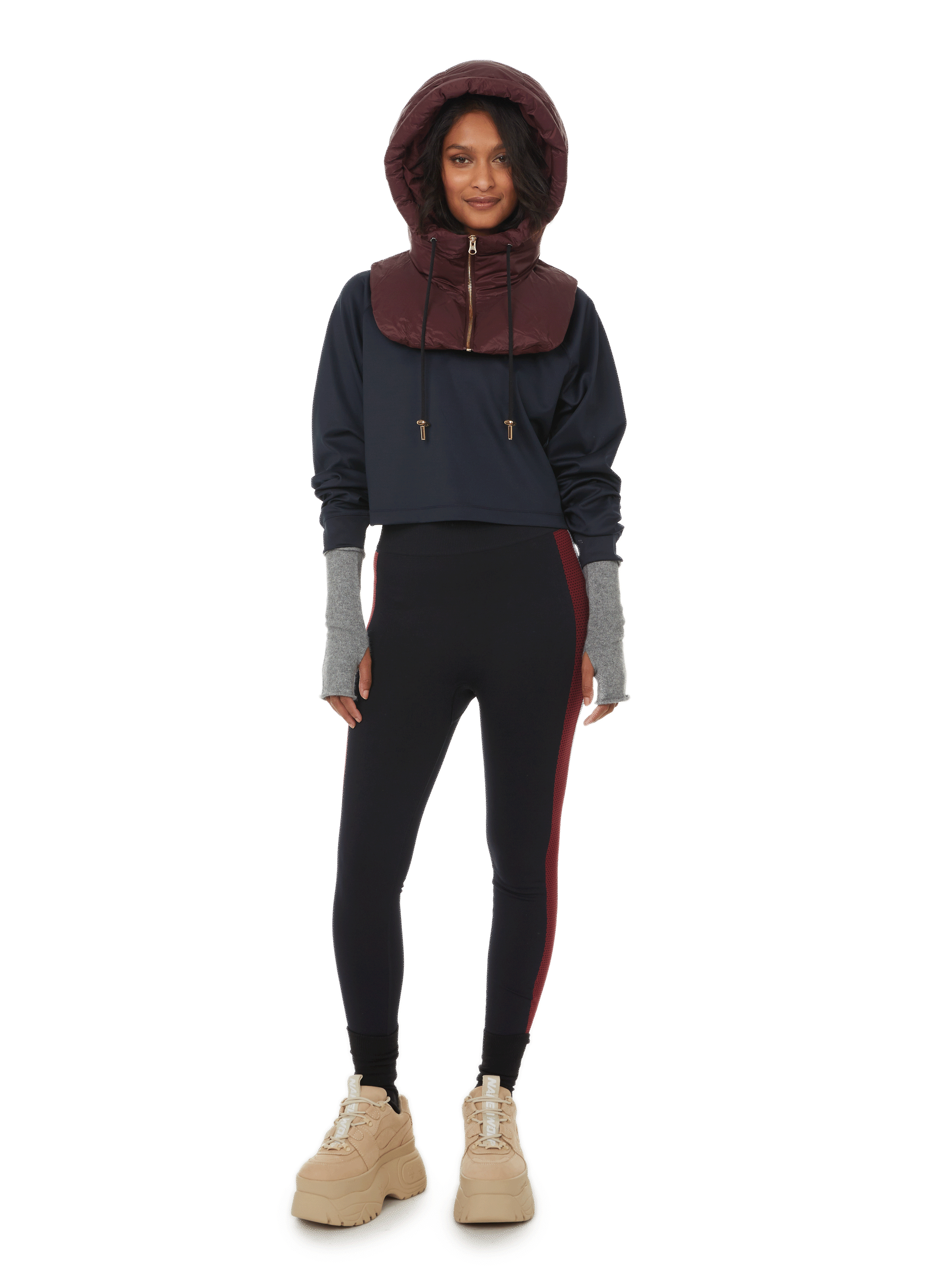 Zip-up balaclava SAISON 1865 Red