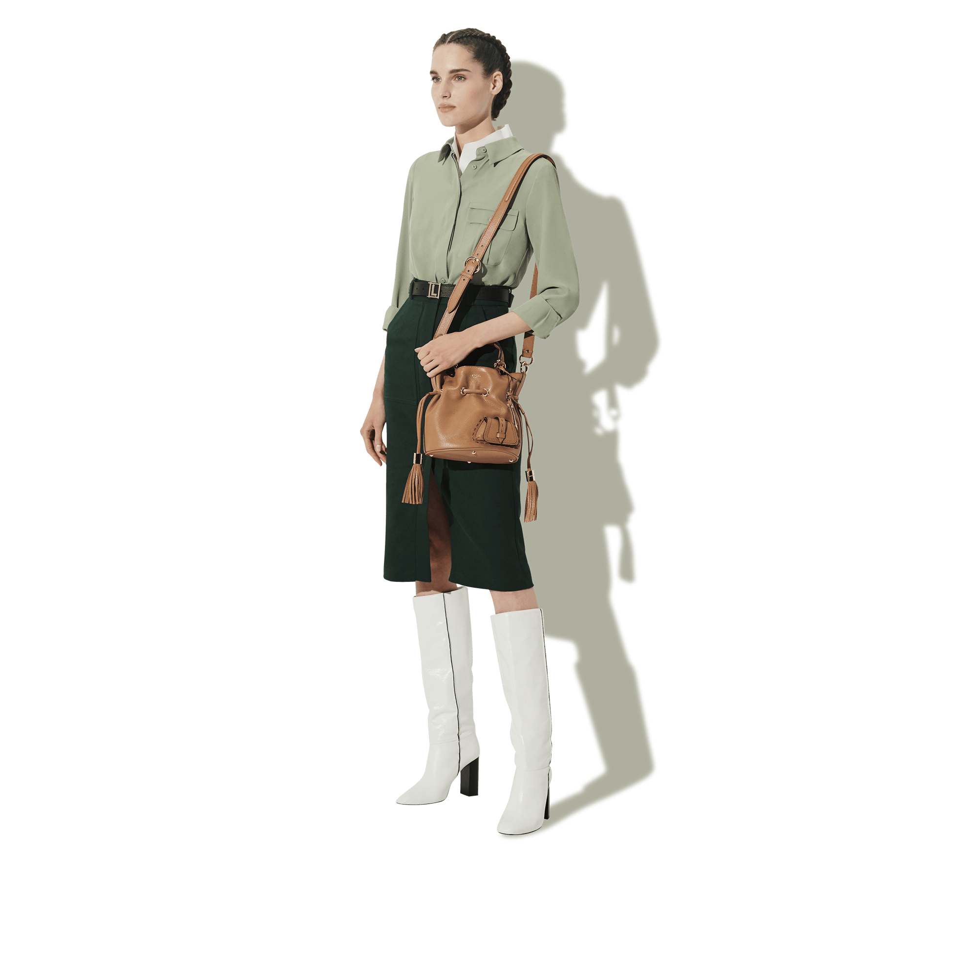 Sac seau s - premier flirt de lancel LANCEL Marron