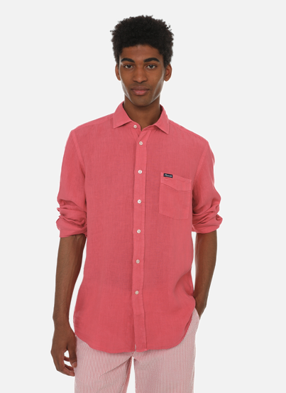Long-sleeved linen shirt FACONNABLE