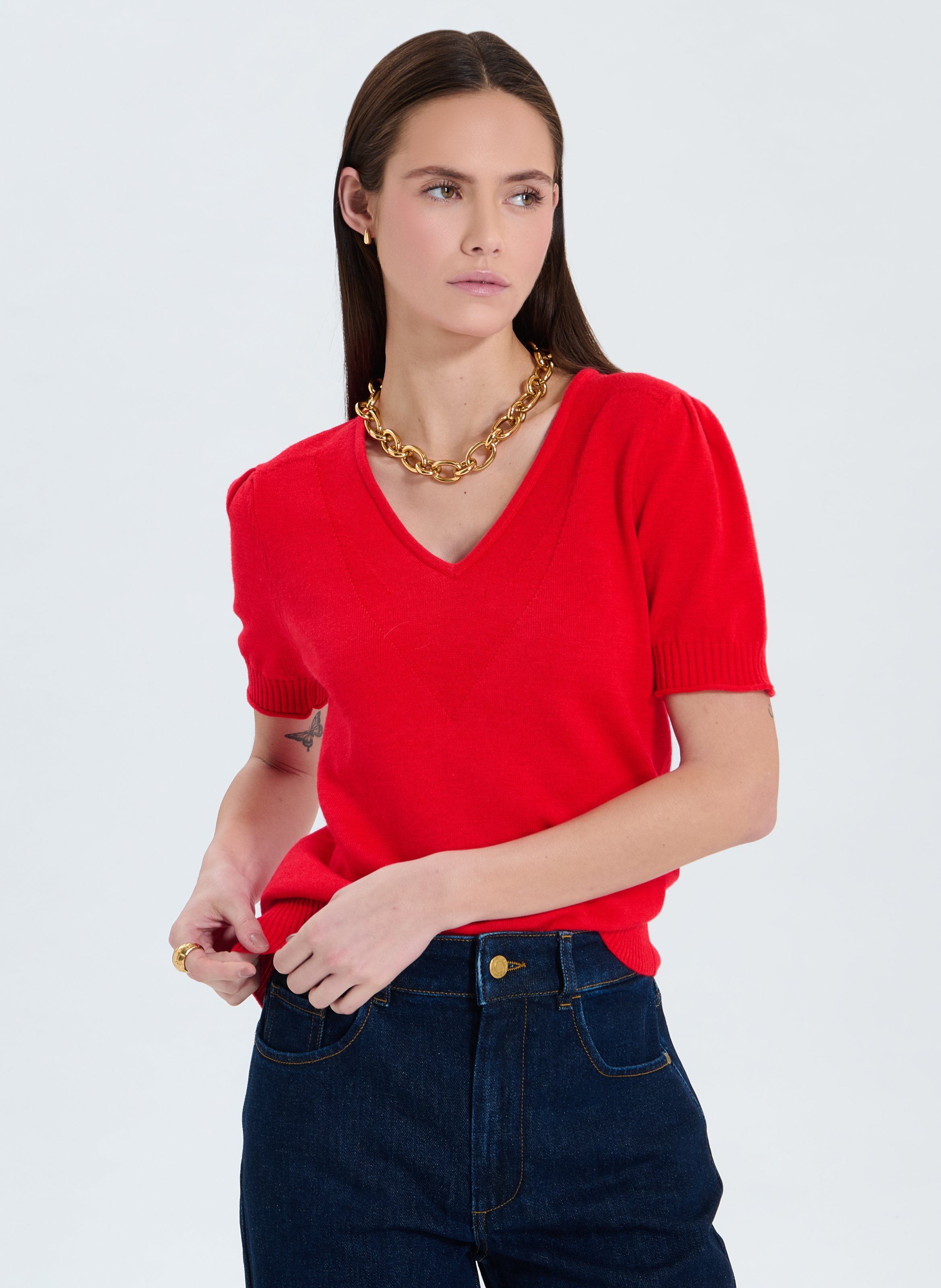 Pull narvi ZAPA Rouge