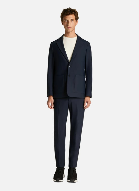 Veste titouan col tailleur coupe regular Bleu by FUSALP FUSALP Veste titouan col tailleur coupe regular Bleu