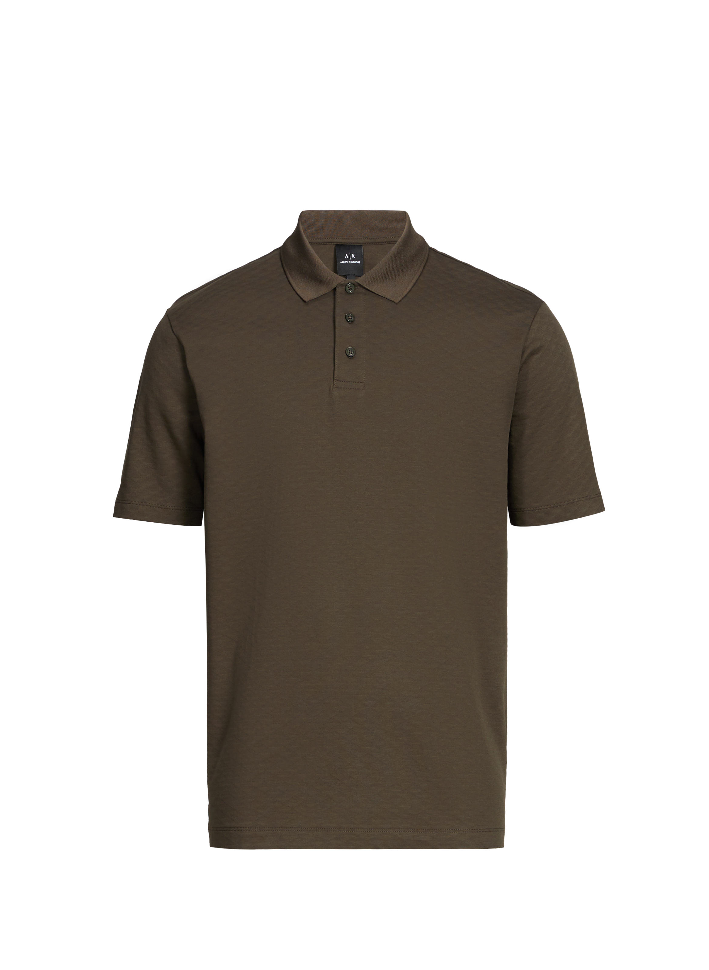 Logo patterned polo  Black ink