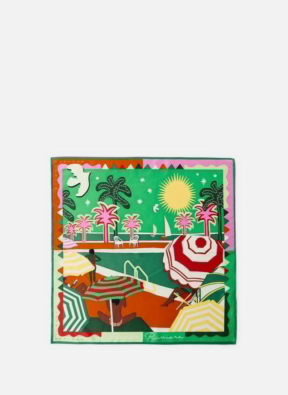 Foulard Chachacha Vert by WILD WILD Foulard Chachacha Vert