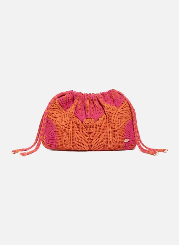 Pochette bandoulière en coton Multicolore by VANESSA BRUNO VANESSA BRUNO Pochette bandoulière en coton Multicolore