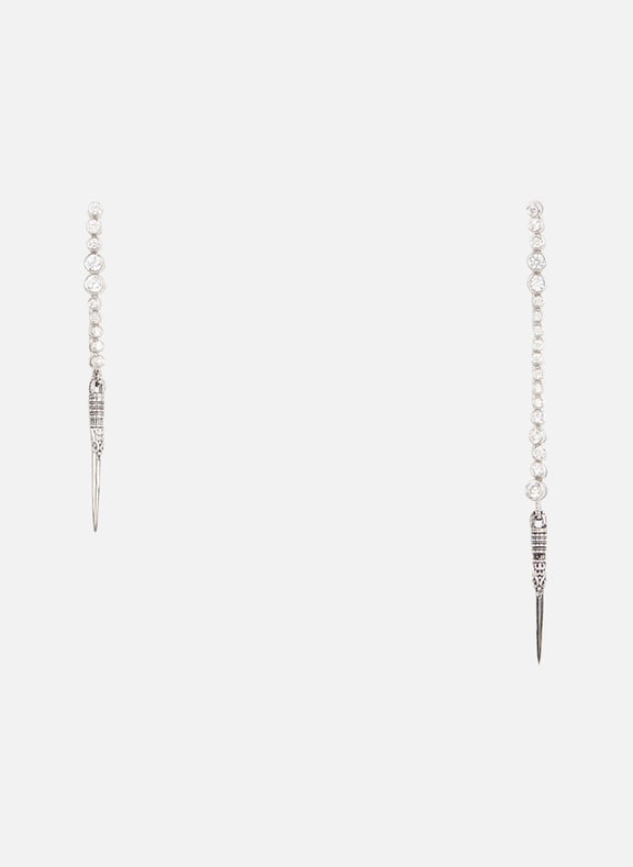 Boucles d'oreilles pendantes tayane Argent by BA&SH BA&SH Boucles d'oreilles pendantes tayane Argent
