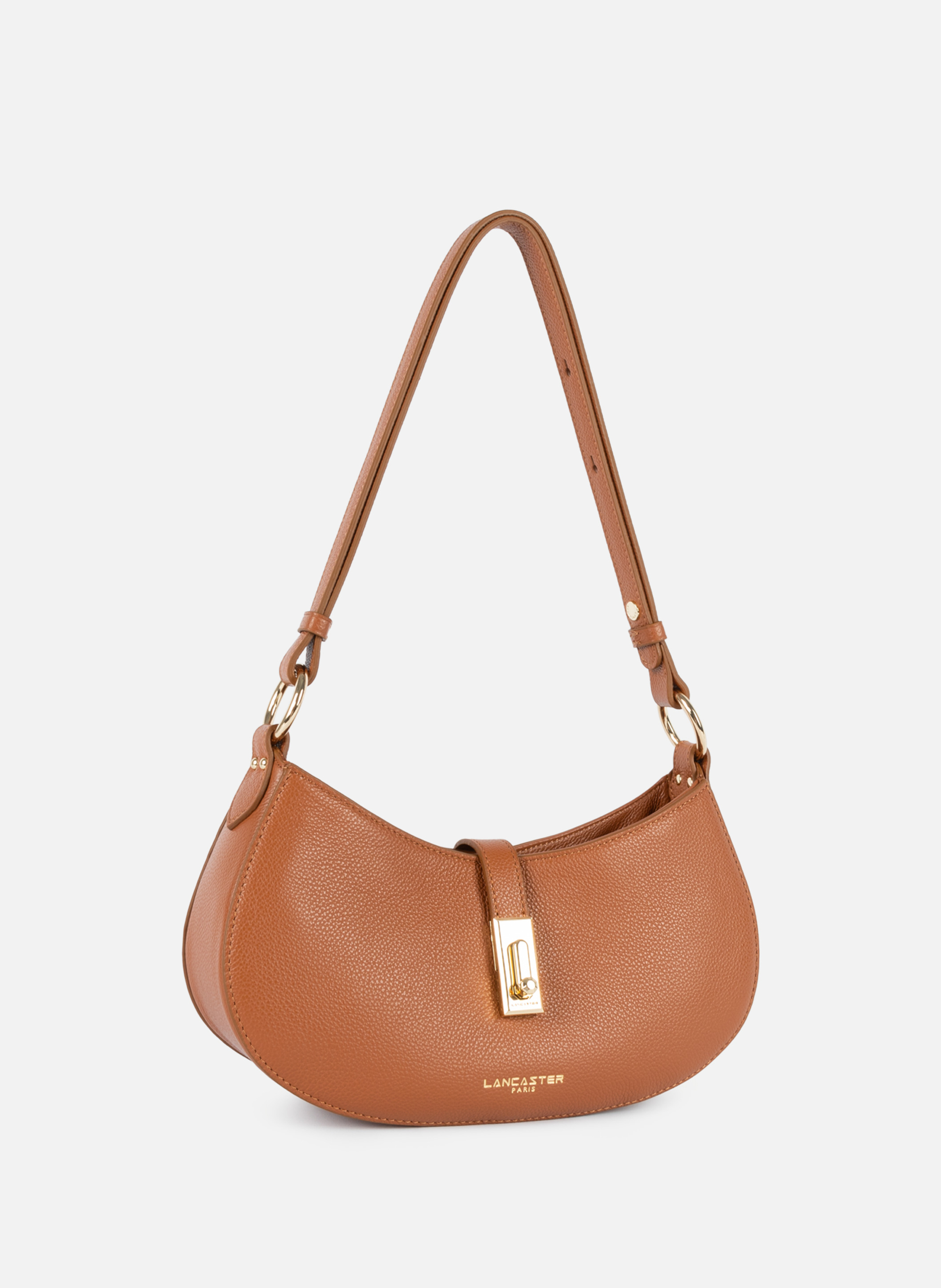 Petit sac besace - milano horizon LANCASTER Marron