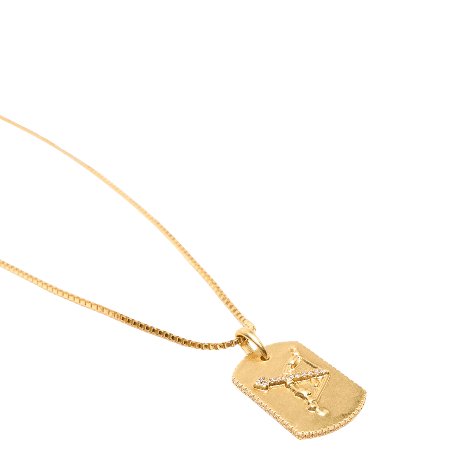 Collier en laiton MAJE Doré