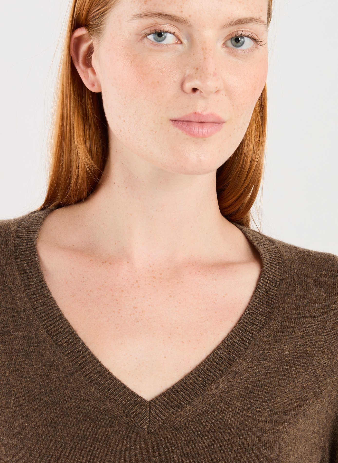  Cashmere jumper AU PRINTEMPS PARIS Brown