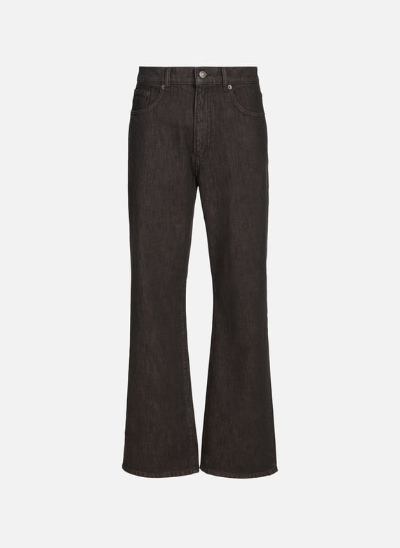 Jeans droit en coton mélangé Marron by JEANERICA DENIM JEANERICA DENIM Jeans droit en coton mélangé Marron
