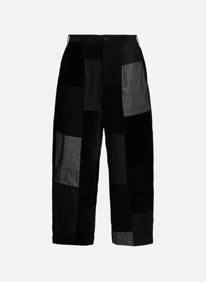 Pantalon patchwork en coton COMME DES GARCONS HOMME Pantalon patchwork en coton COMME DES GARCONS HOMME