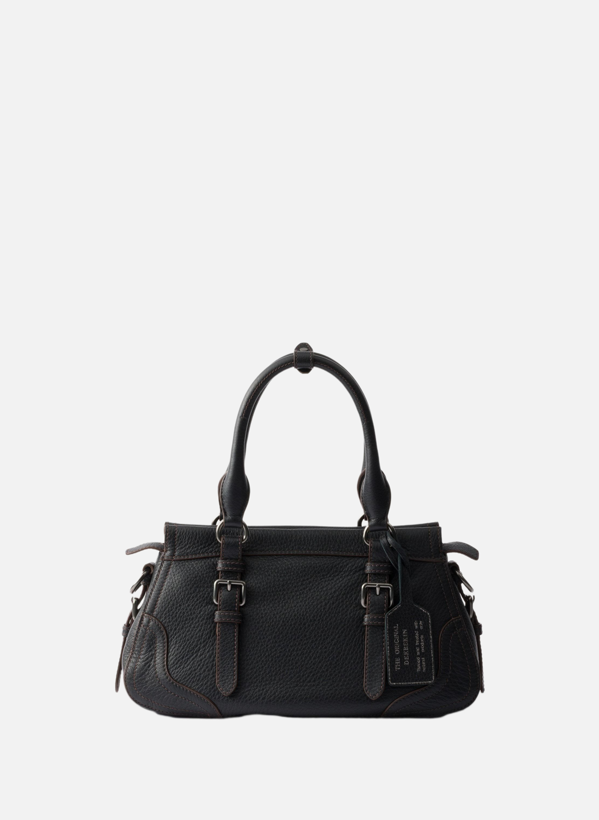 Grand cabas en cuir PRADA Noir