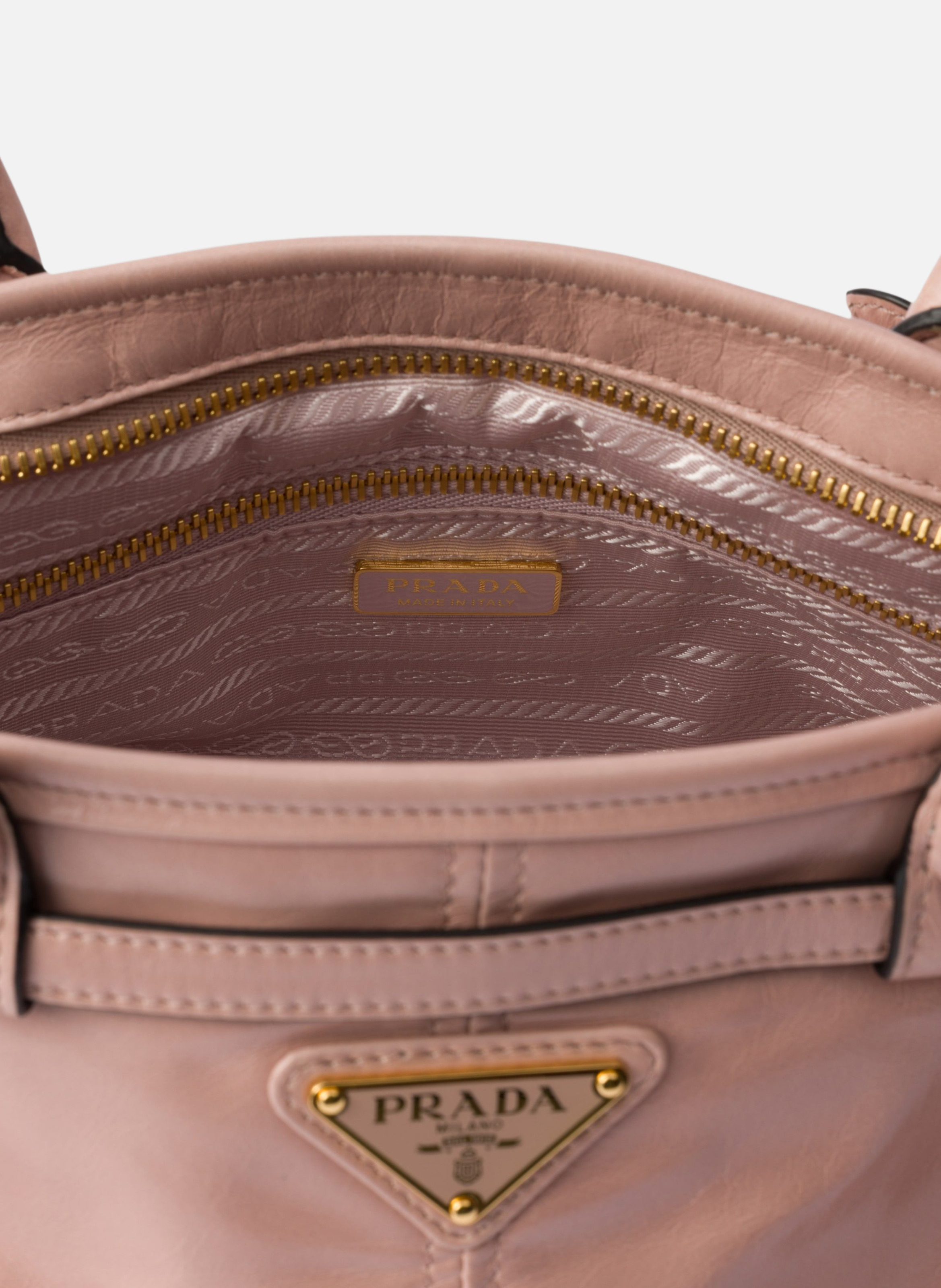 Sac à main prada bonnie en cuir PRADA Rose