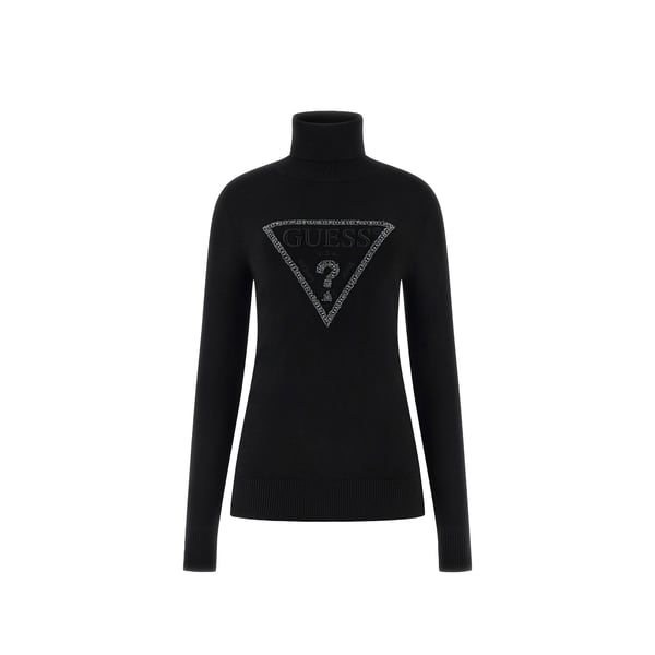 Guess Pull col roulé brodé