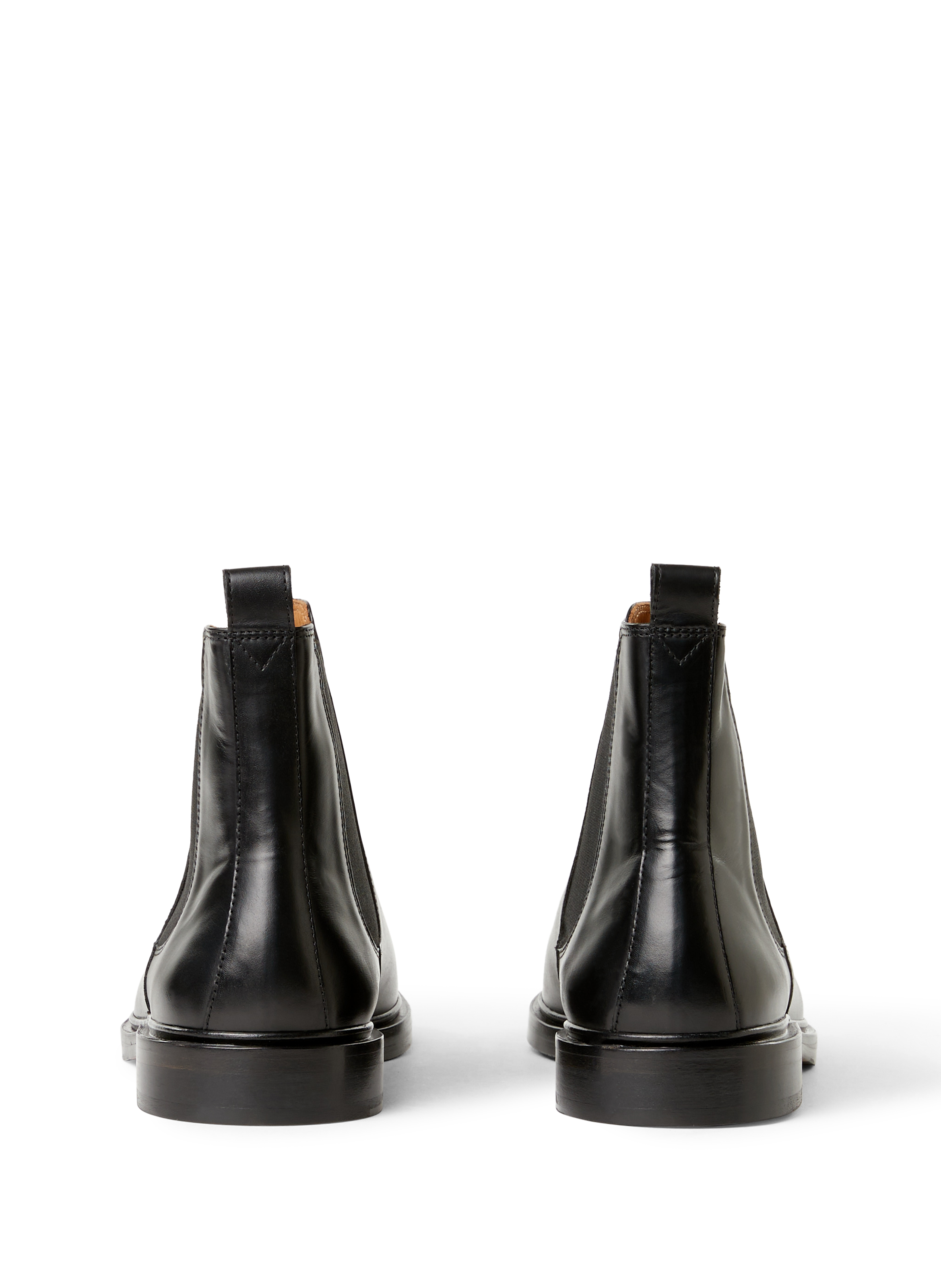 Ankle boots with silver tips BOBBIES Black