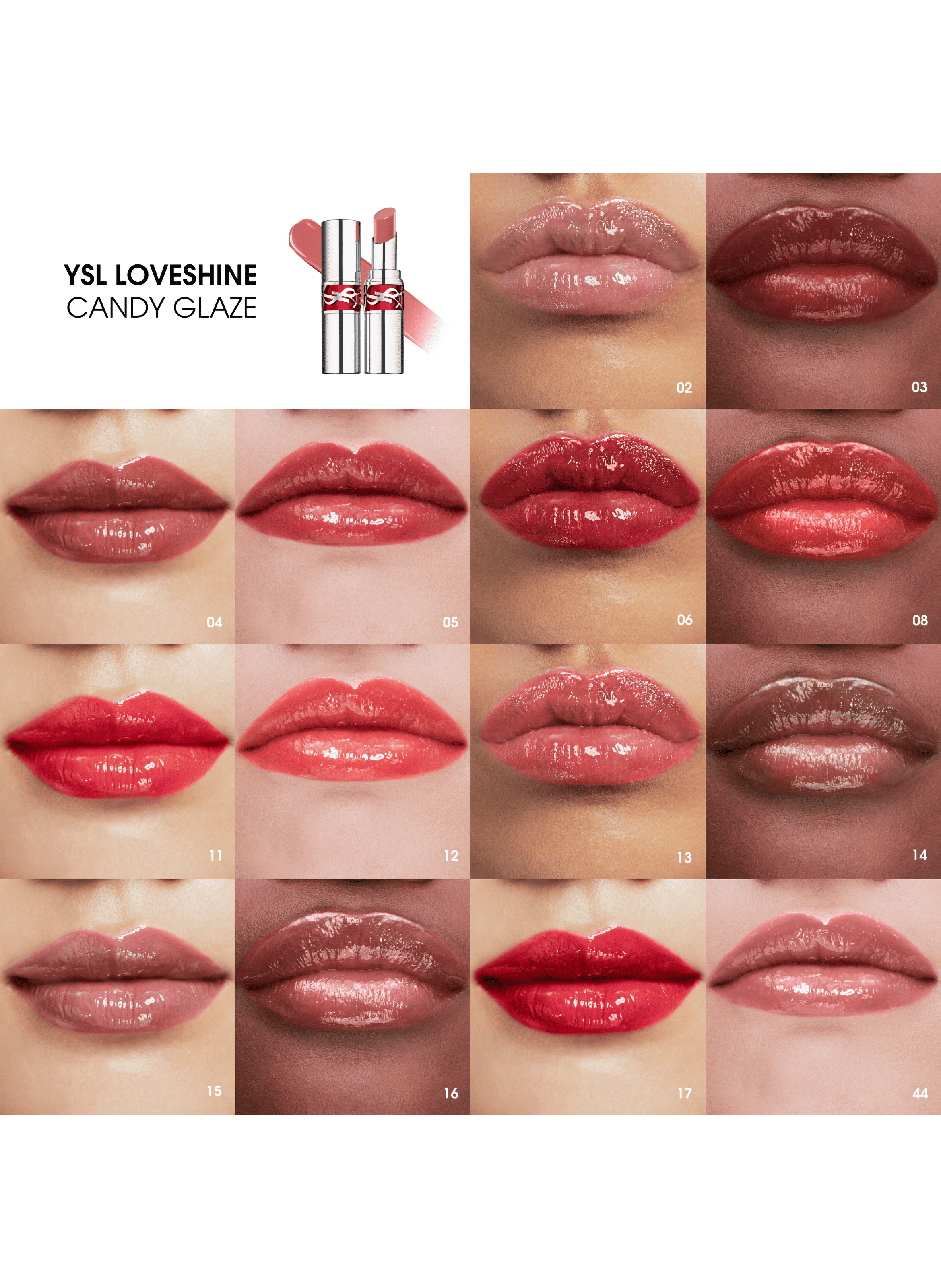 YSL Loveshine Gloss effet repulpant en stick YVES SAINT LAURENT 16 watermelon high
