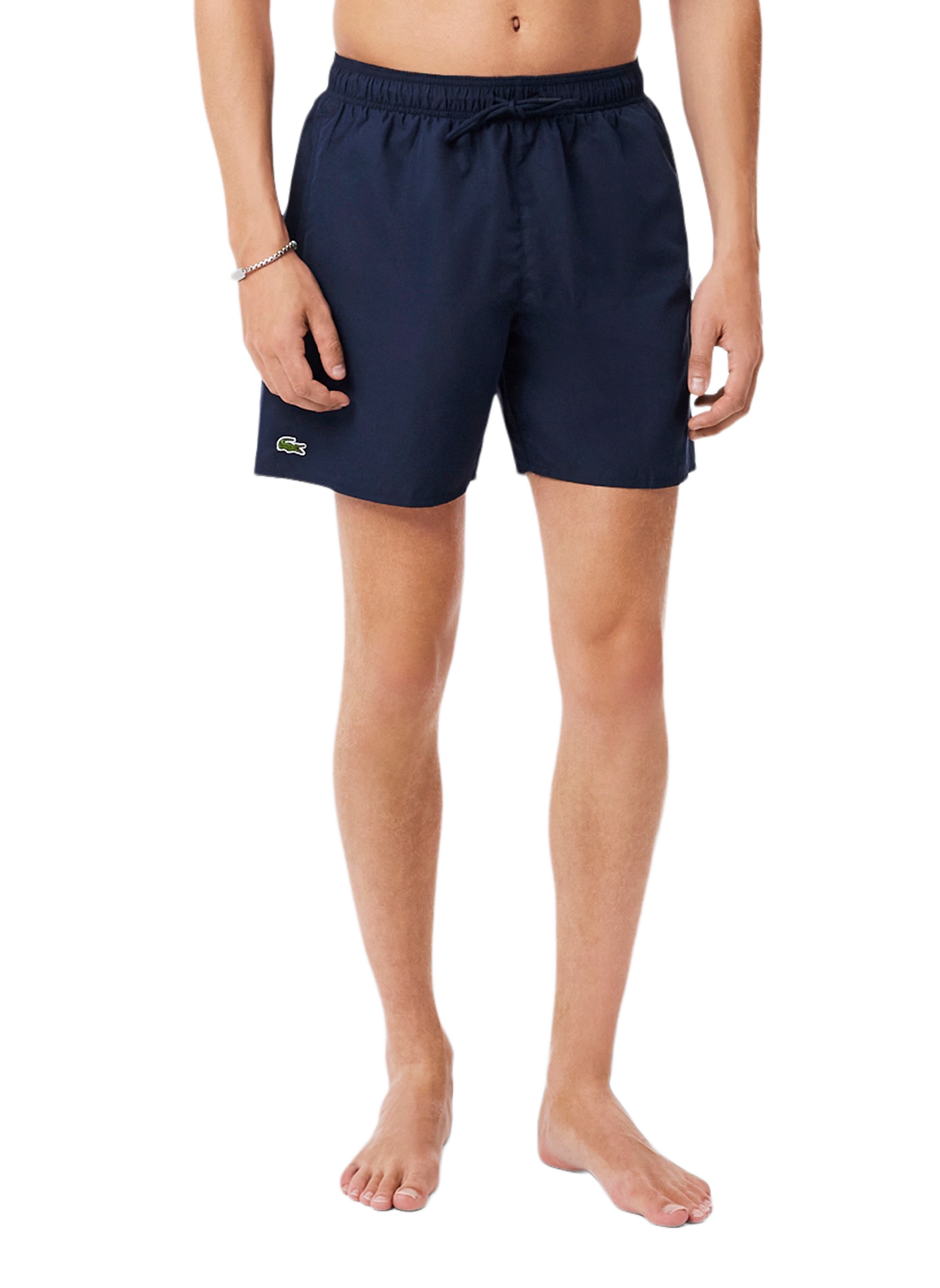 Recycled polyester swim shorts LACOSTE Blue