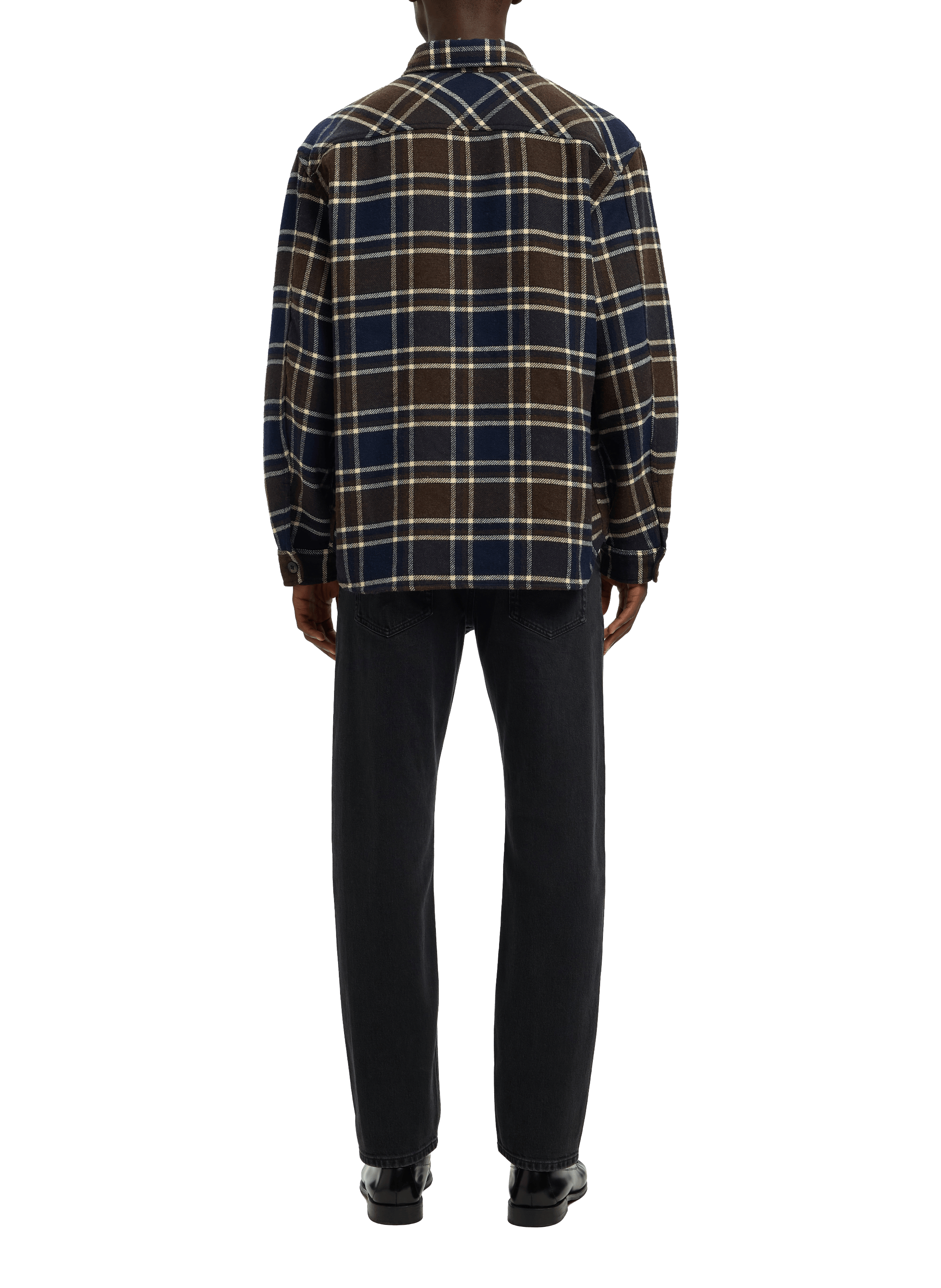 Checked shirt SELECTED Brown