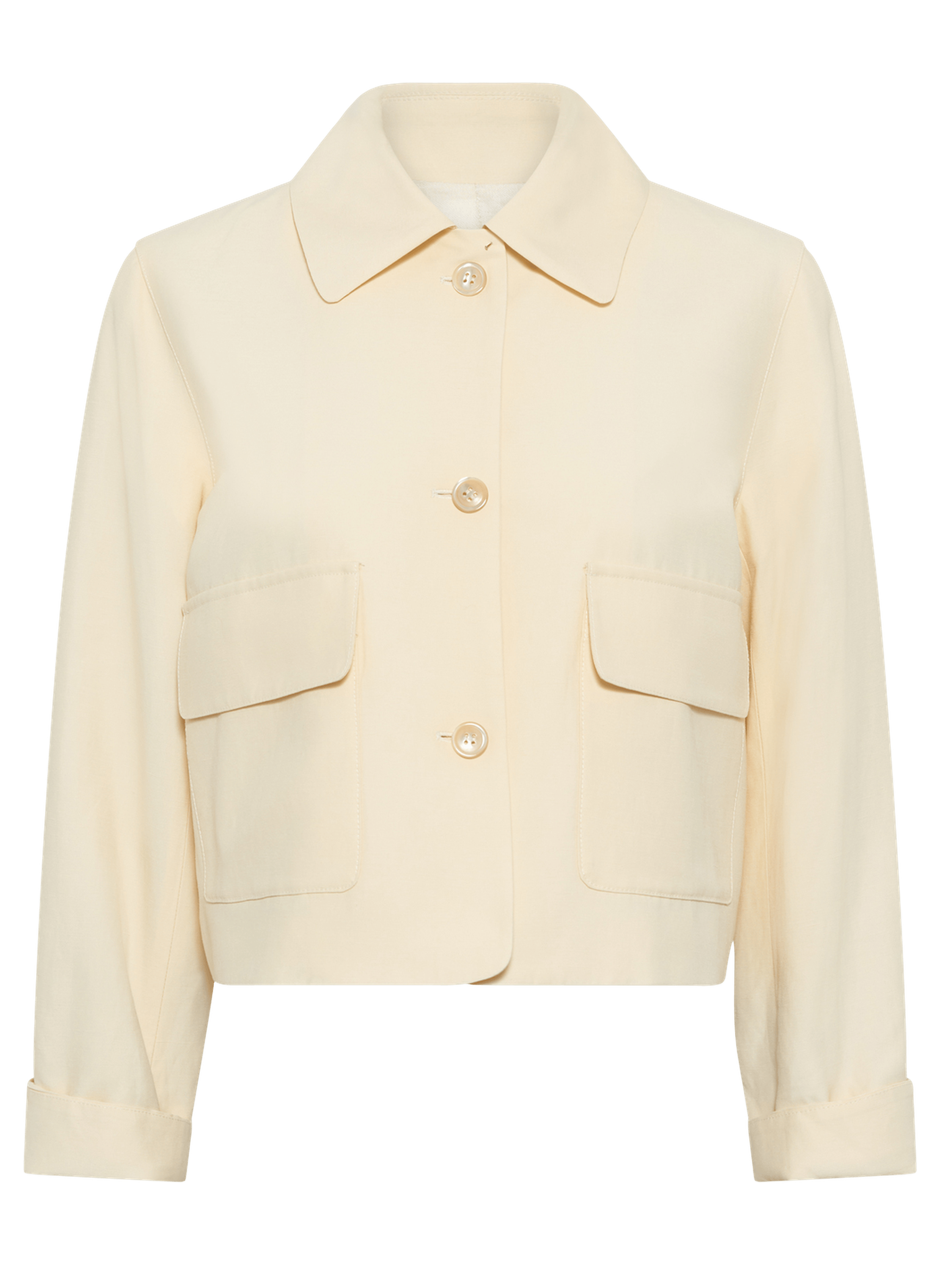 Veste courte à col chemise - tilda GERARD DAREL Jaune