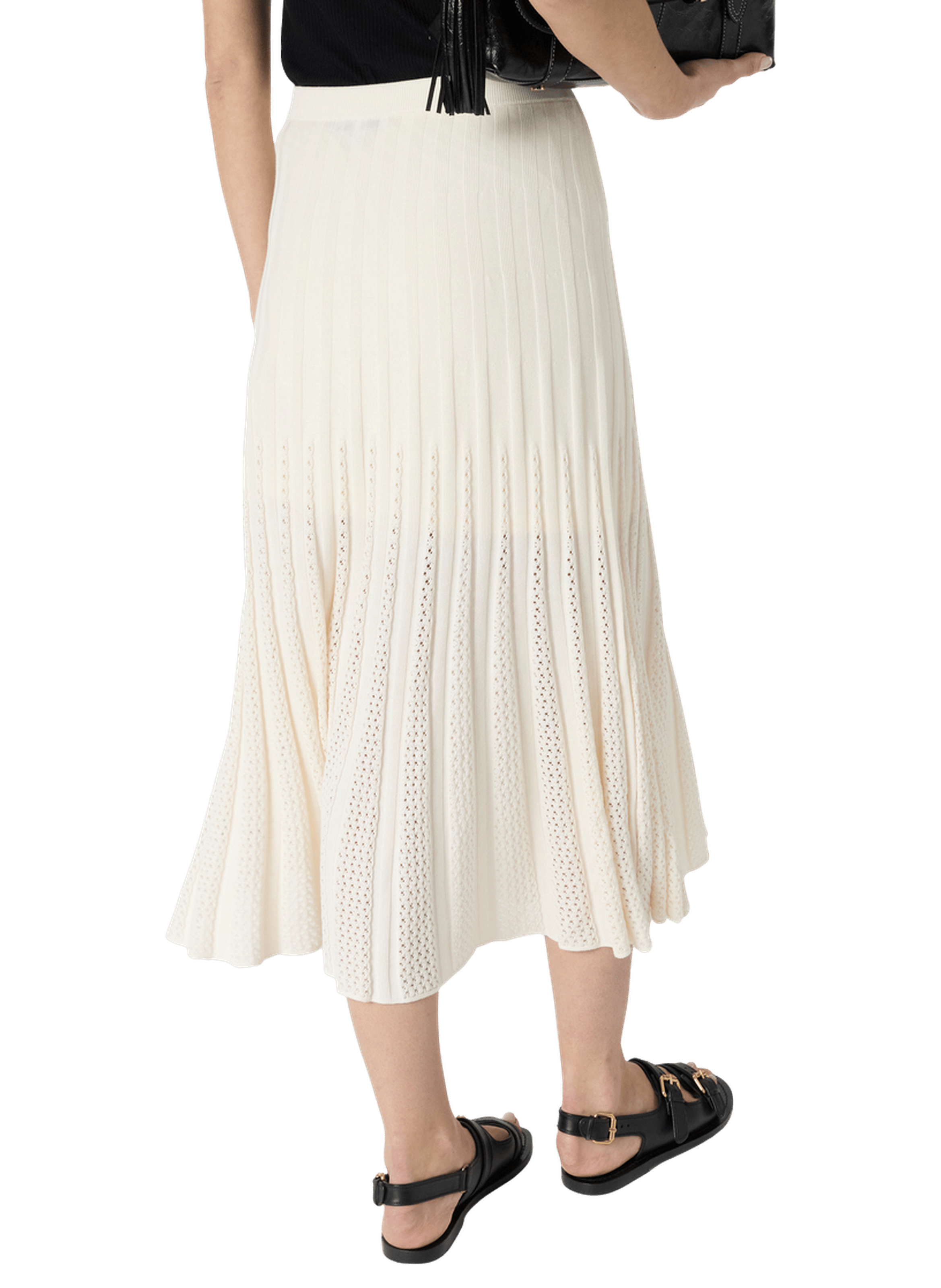 Jupe longue en maille - jocelyna GERARD DAREL Beige