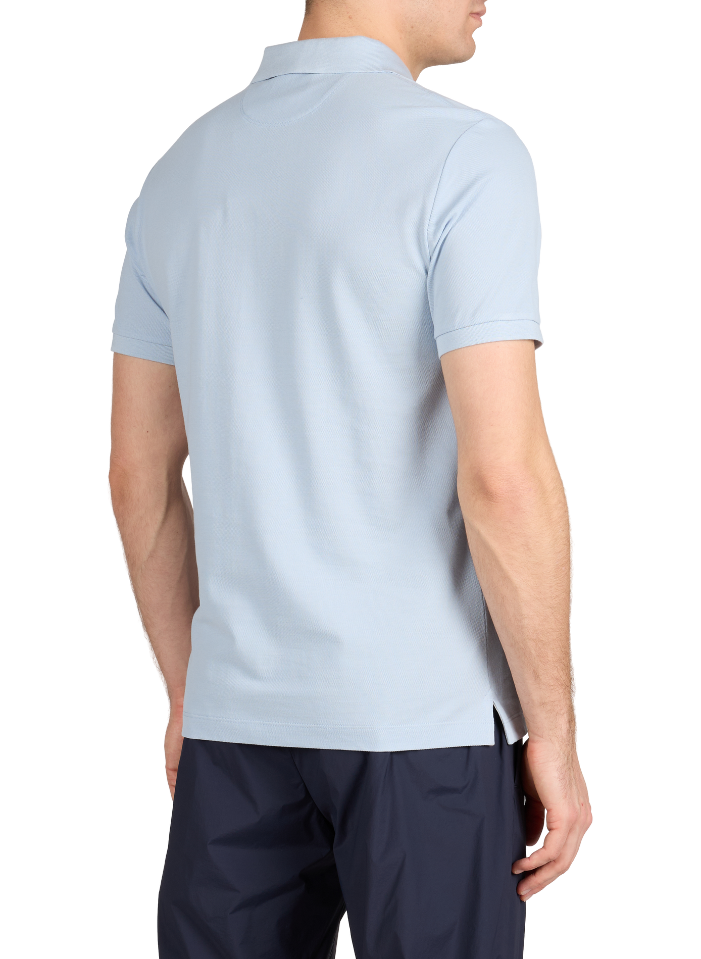 Polo à manches courtes en coton HACKETT Bleu