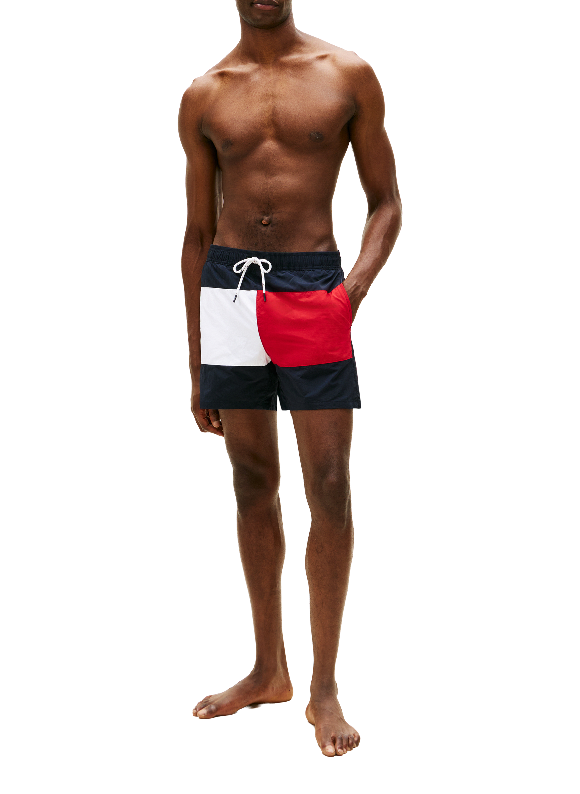 Short de bain à logo TOMMY HILFIGER Multicolore