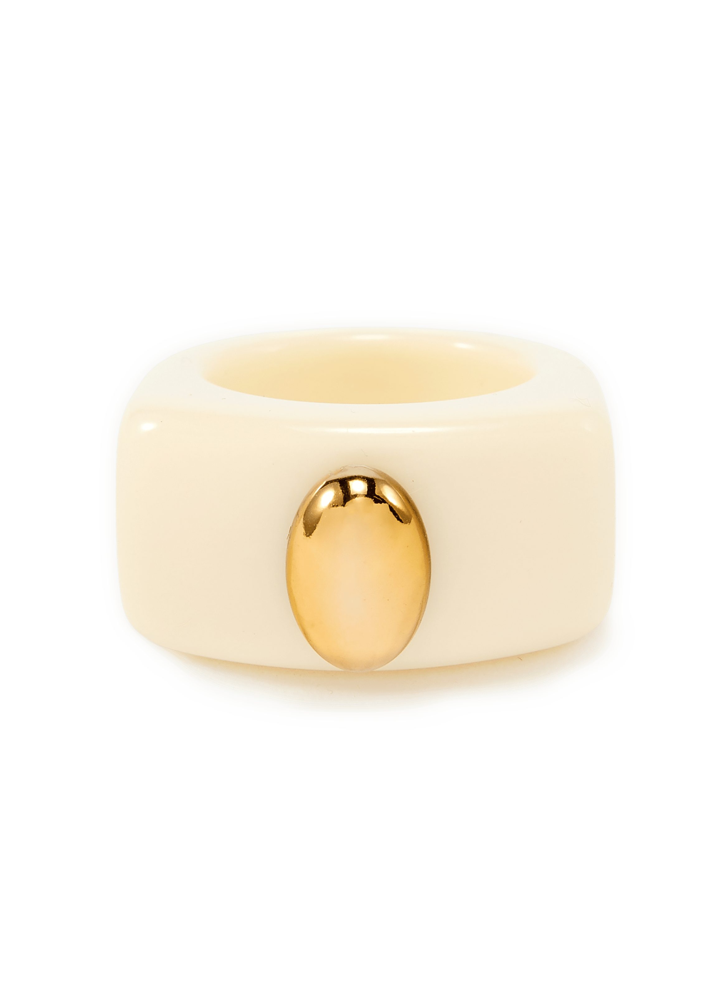 Ivory Poacher ring LA MANSO White