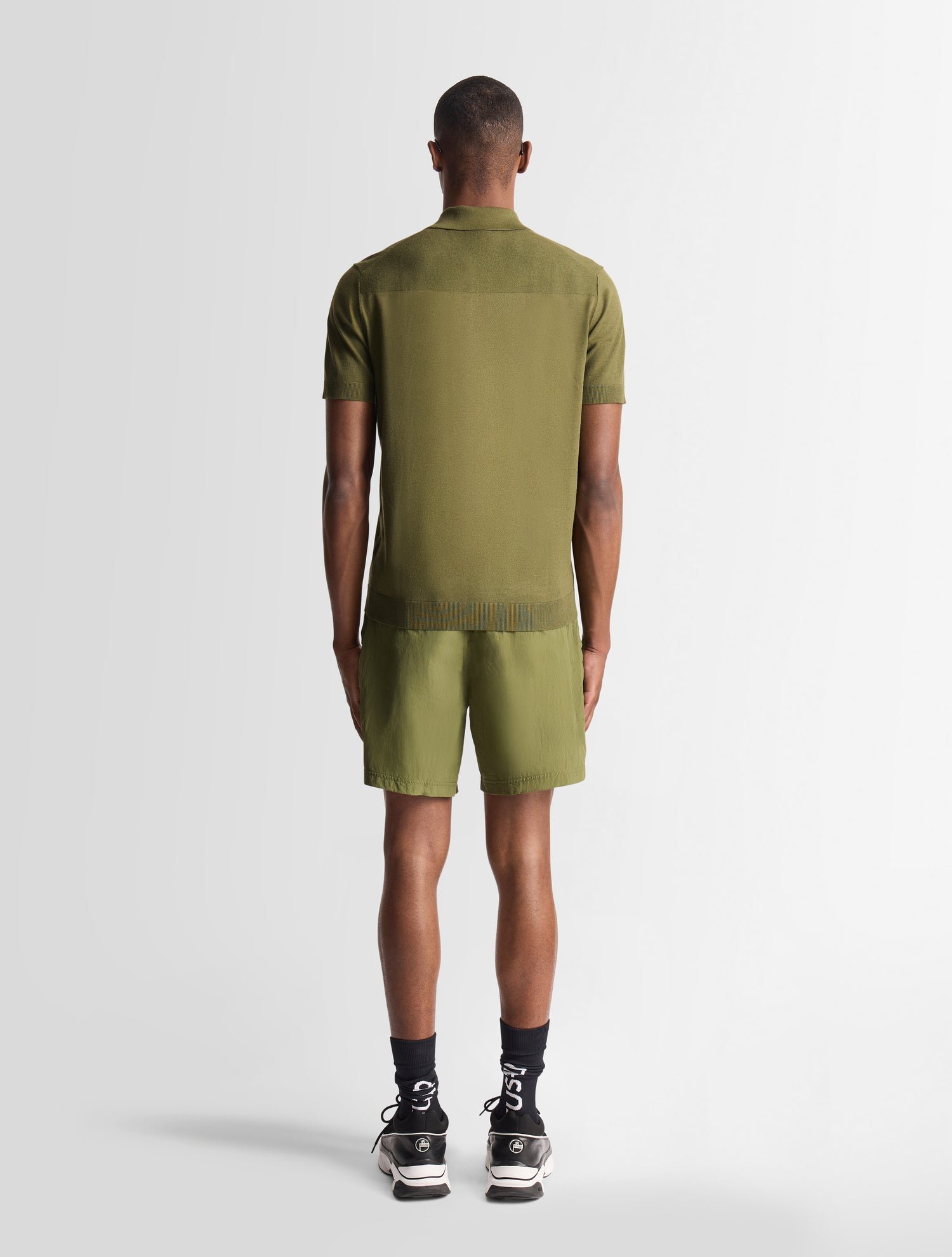 Polo manches courtes henryo col polo coupe regular FUSALP Kaki