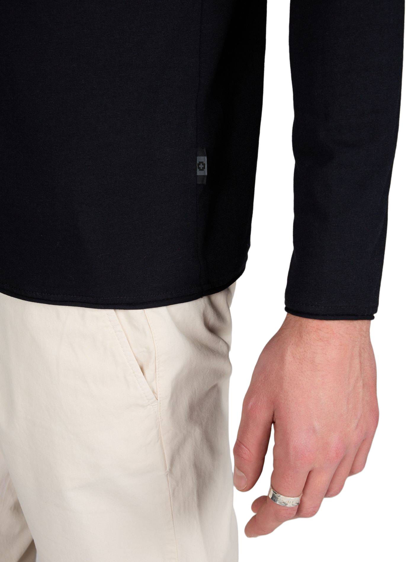 T-shirt à manches longues Prospect en coton mélangé STRELLSON Bleu