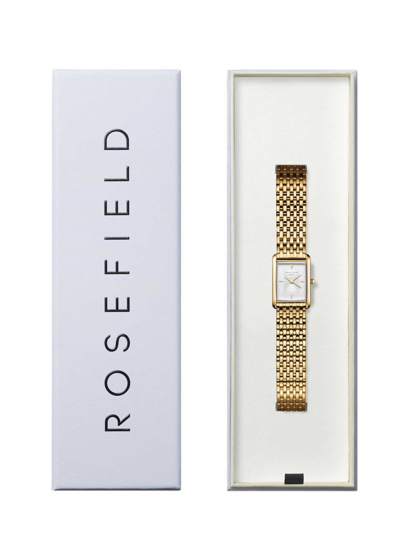 Montre analogique Heirloom en acier inoxydable ROSEFIELD Blanc
