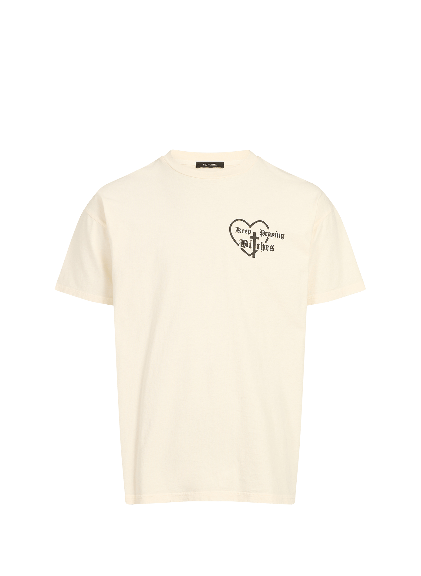 Biker-style cotton t-shirt WILLY CHAVARRIA White