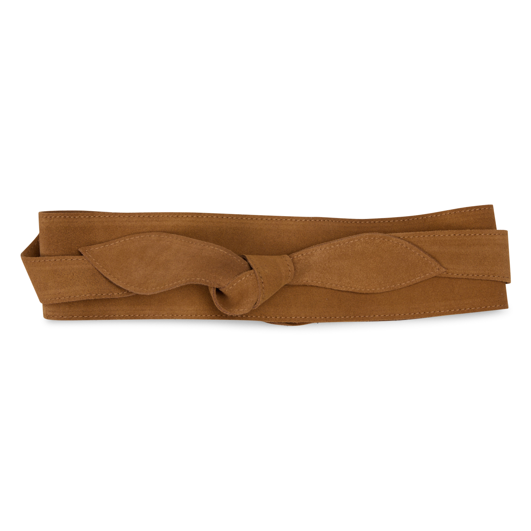 Ceinture large en cuir suédé elias MAISON 123 Beige