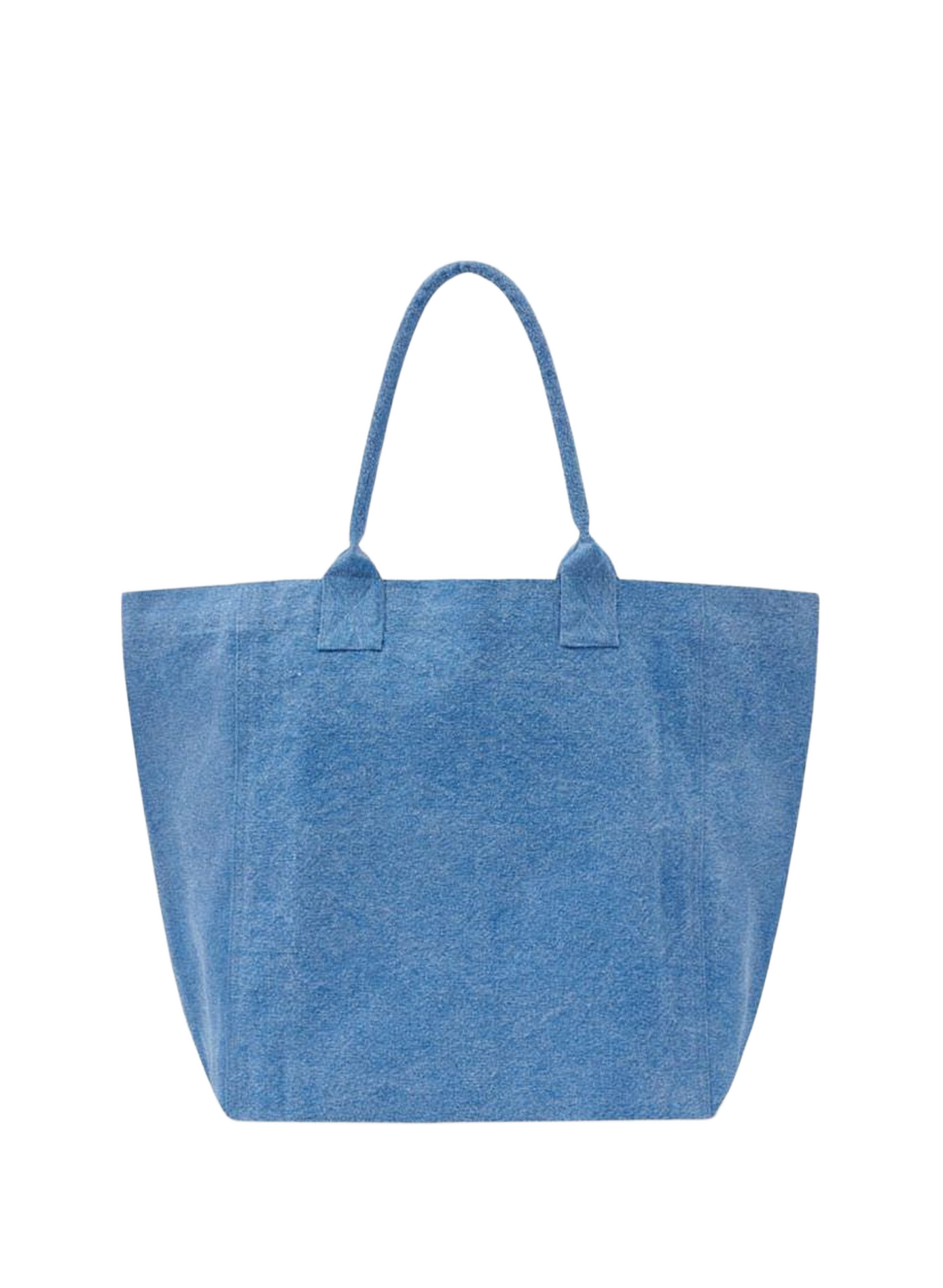 YENKY canvas tote bag with embroidered logo ISABEL MARANT Blue