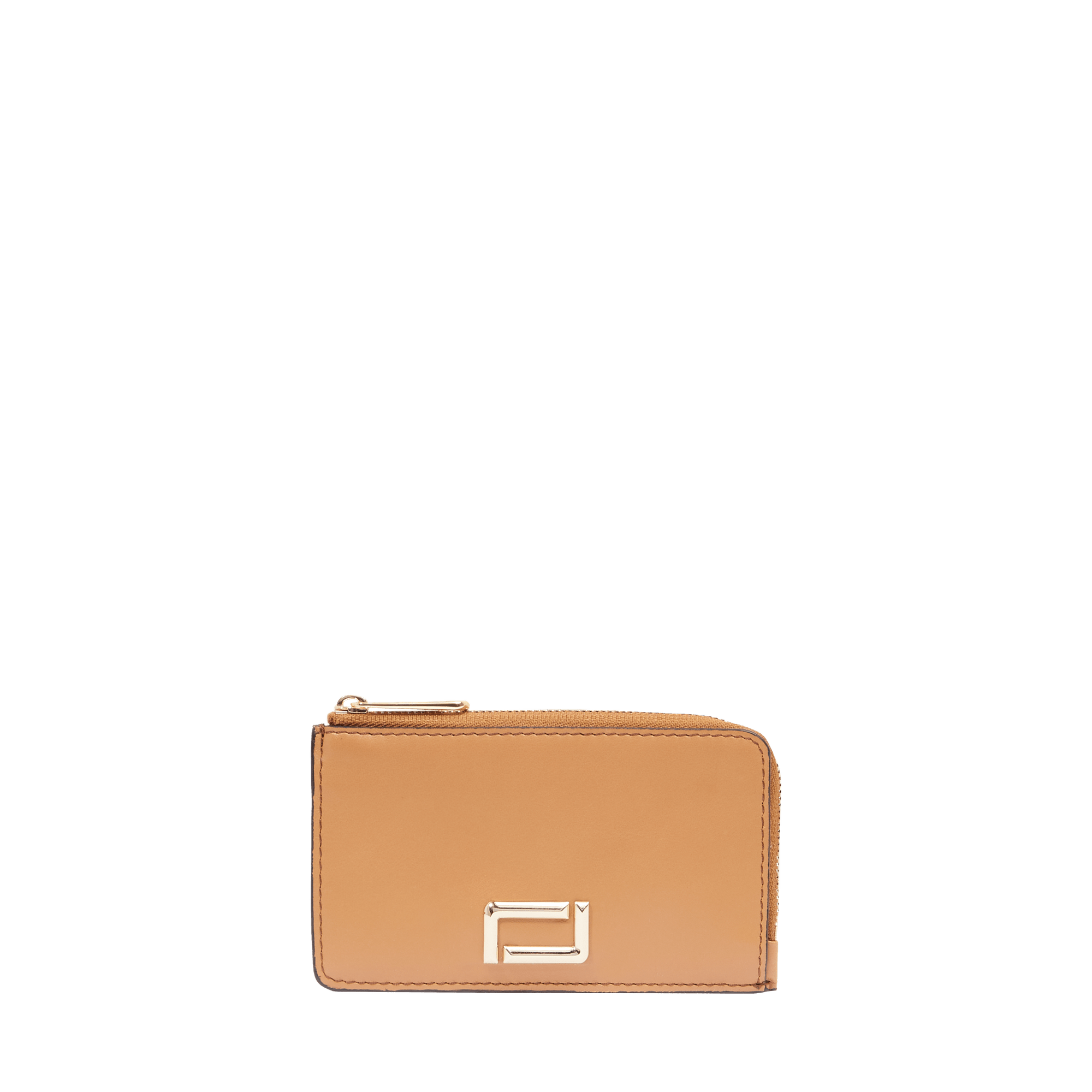 Porte-cartes angele de lancel en cuir de vachette lisse LANCEL Beige